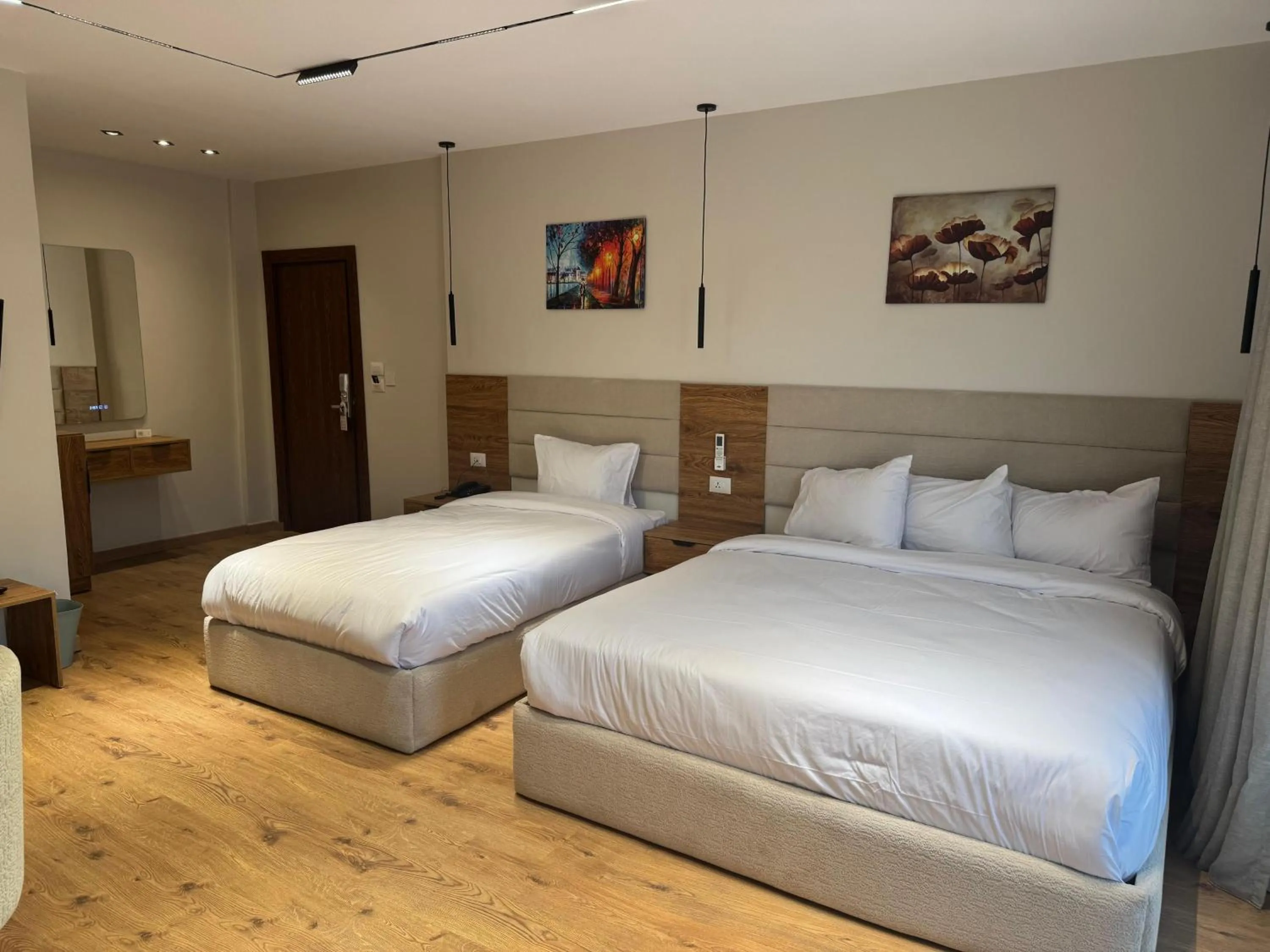 Bed in Palacio Pyramids Hotel