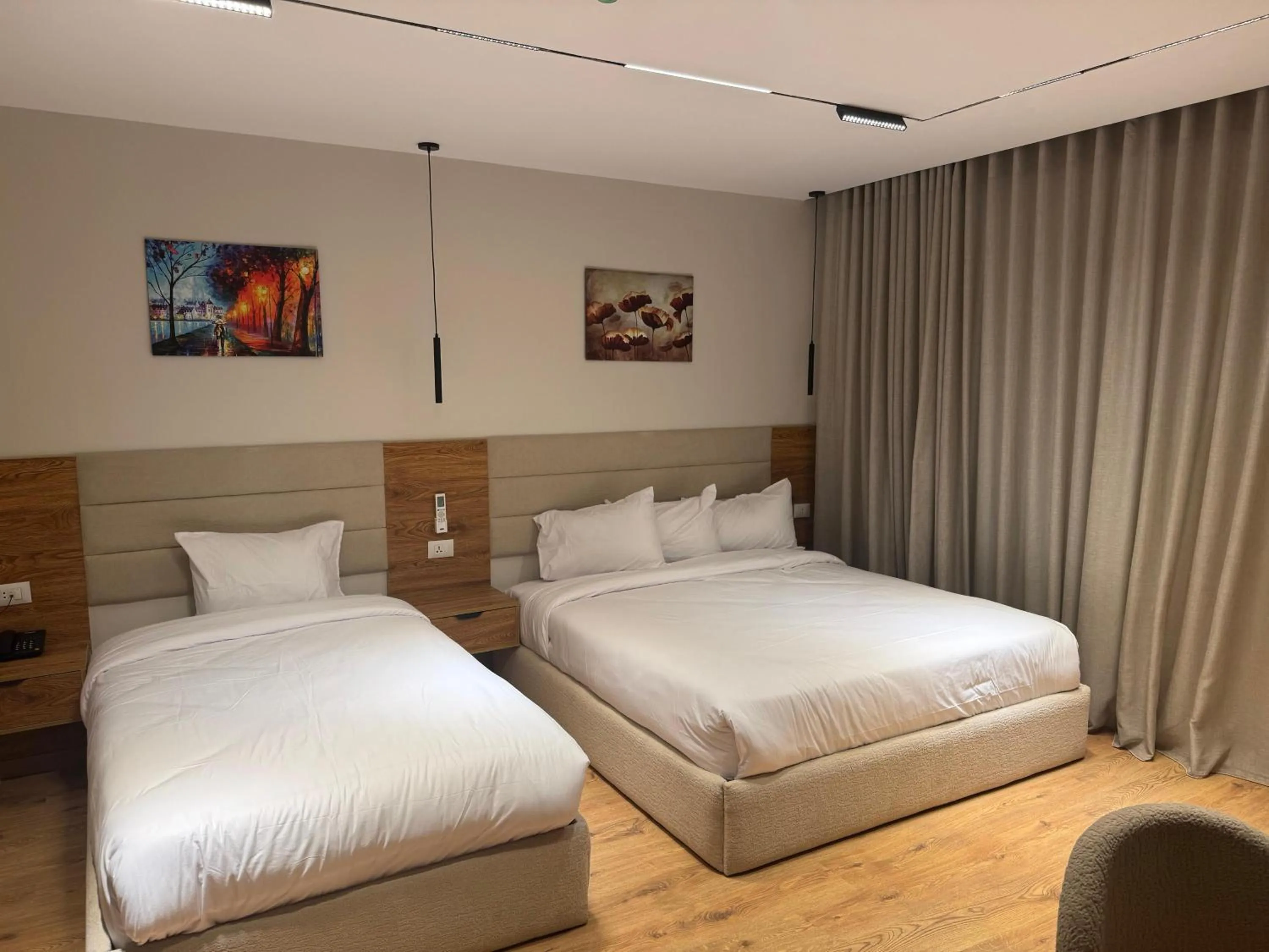 Bed in Palacio Pyramids Hotel