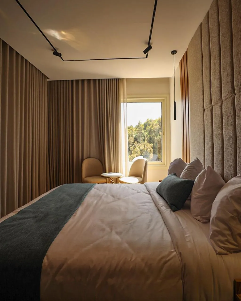 Bed in Palacio Pyramids Hotel