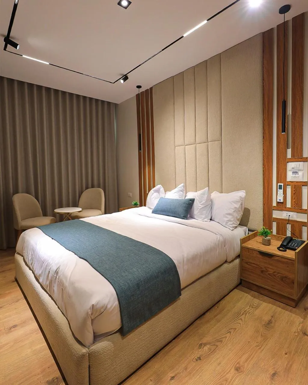 Bed in Palacio Pyramids Hotel