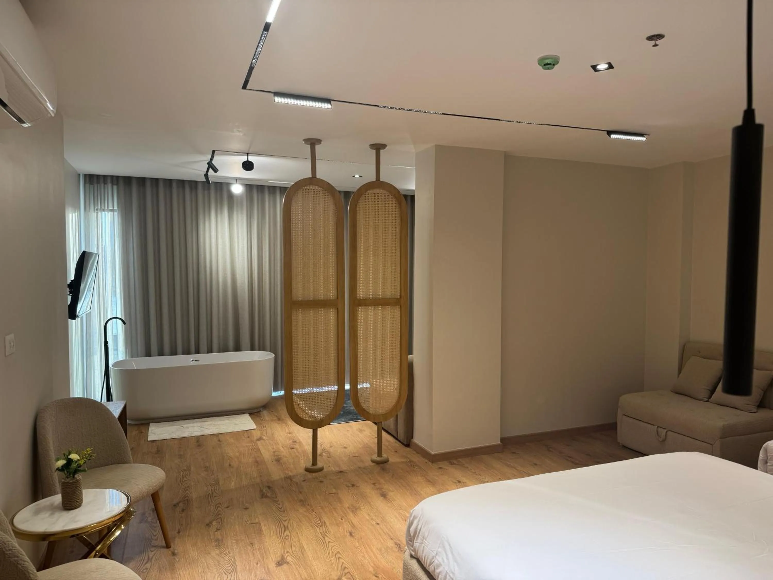 Bed in Palacio Pyramids Hotel