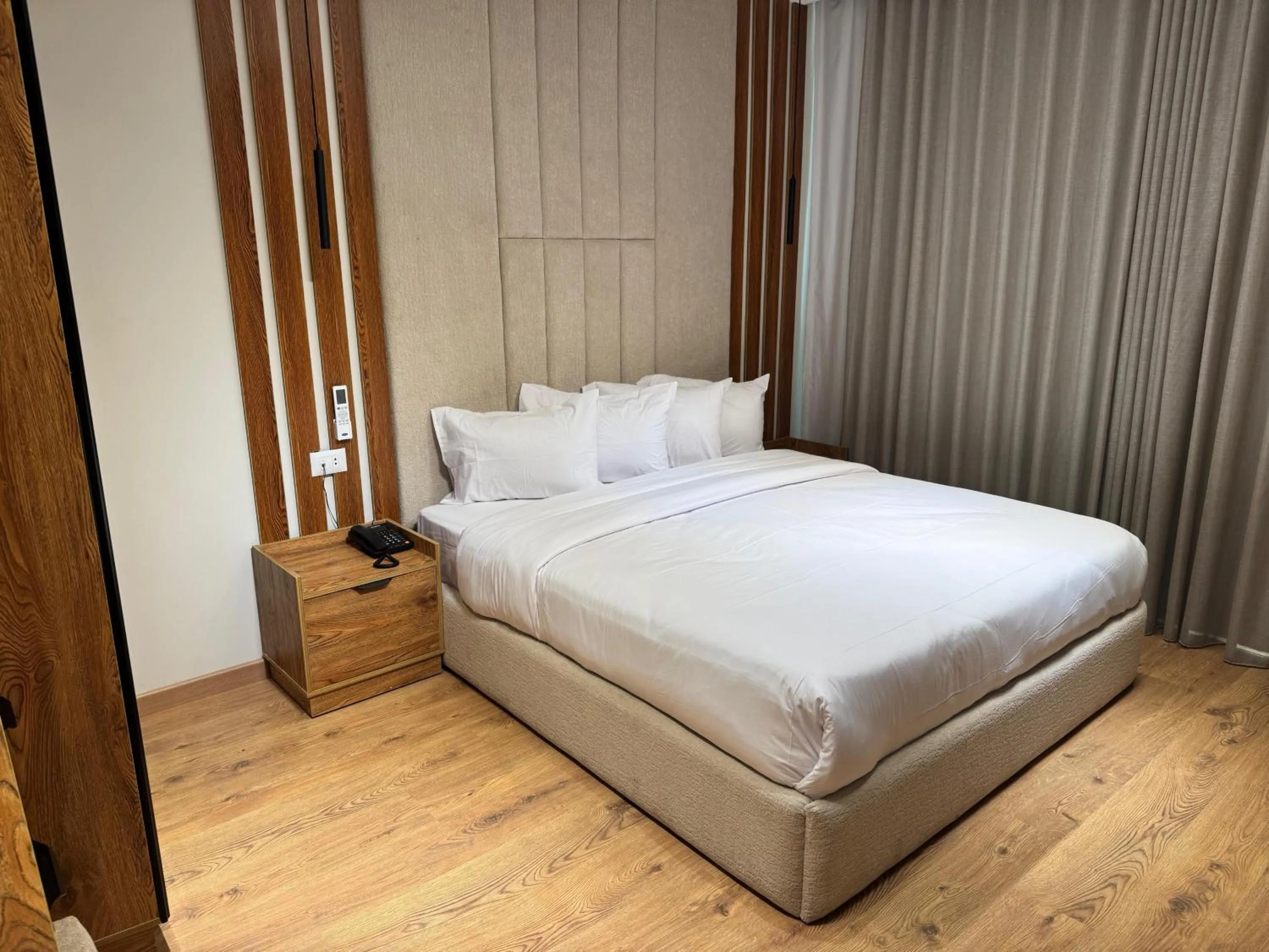 Bed in Palacio Pyramids Hotel