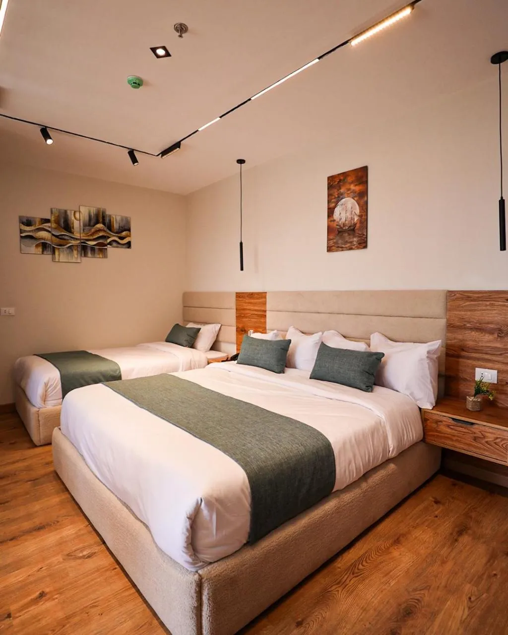 Bed in Palacio Pyramids Hotel