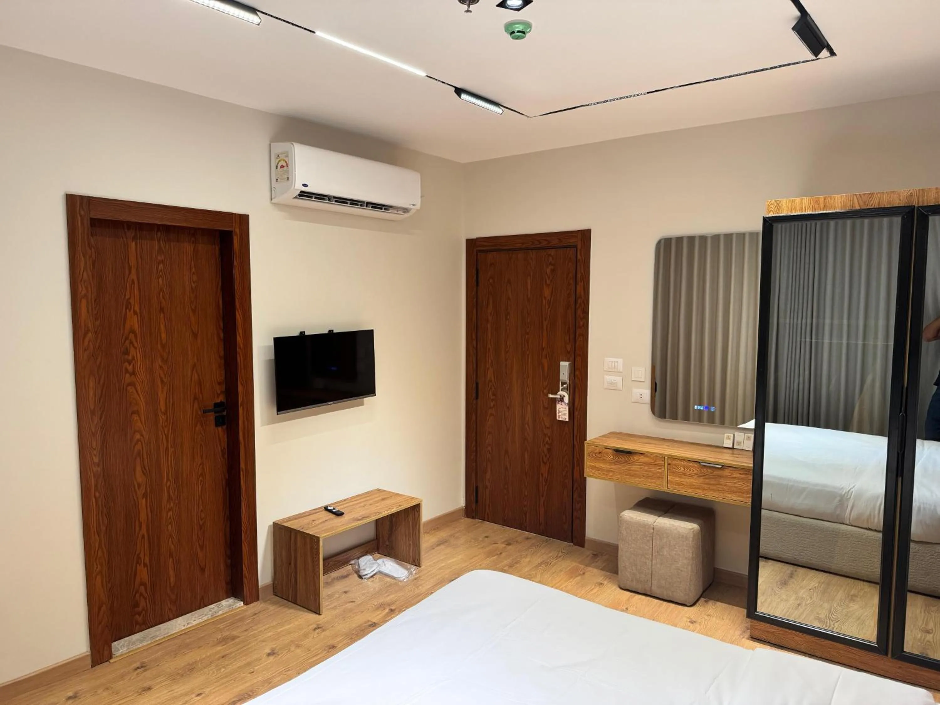 Bed in Palacio Pyramids Hotel