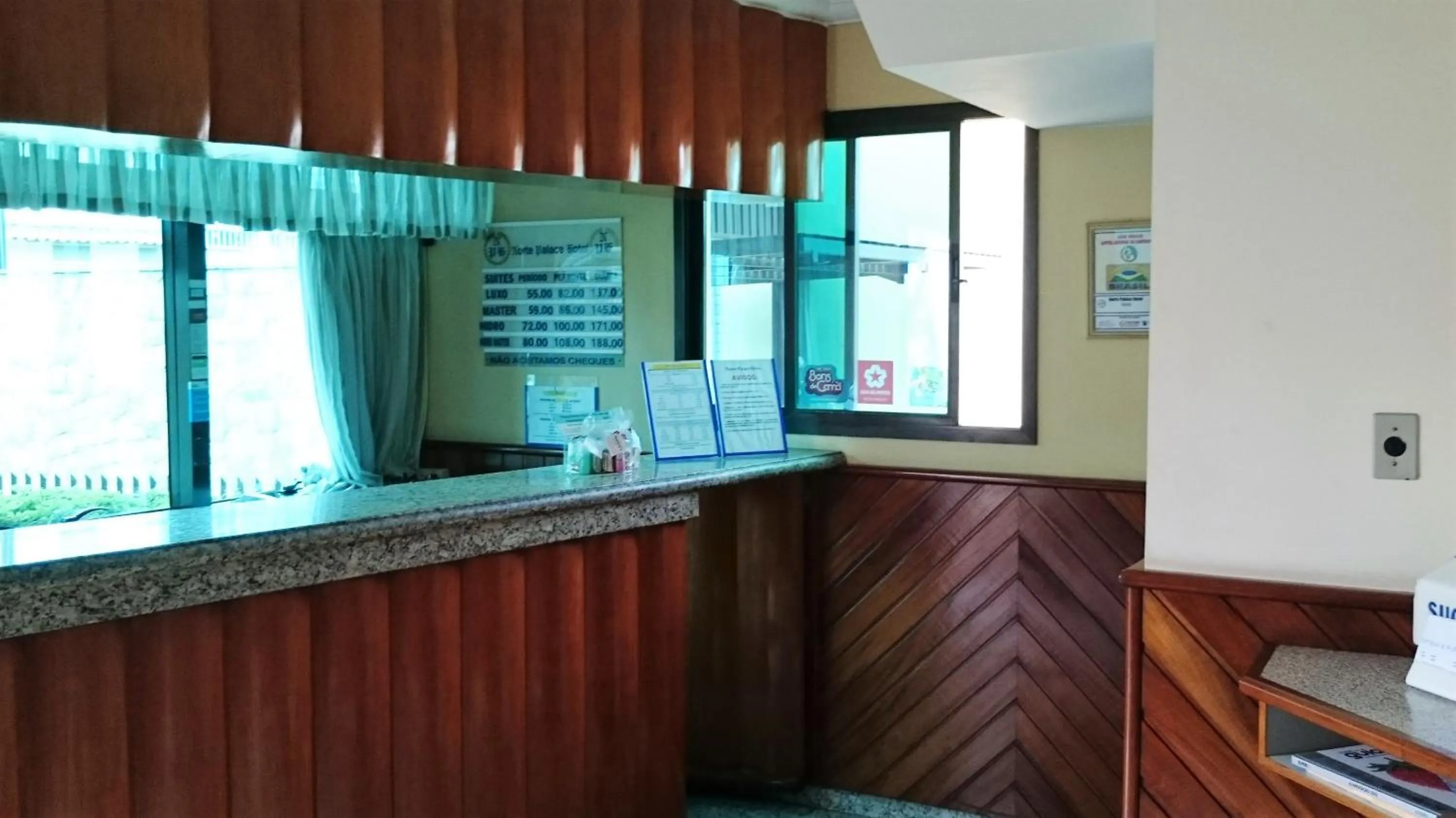 Lobby or reception in North Palace Hotel