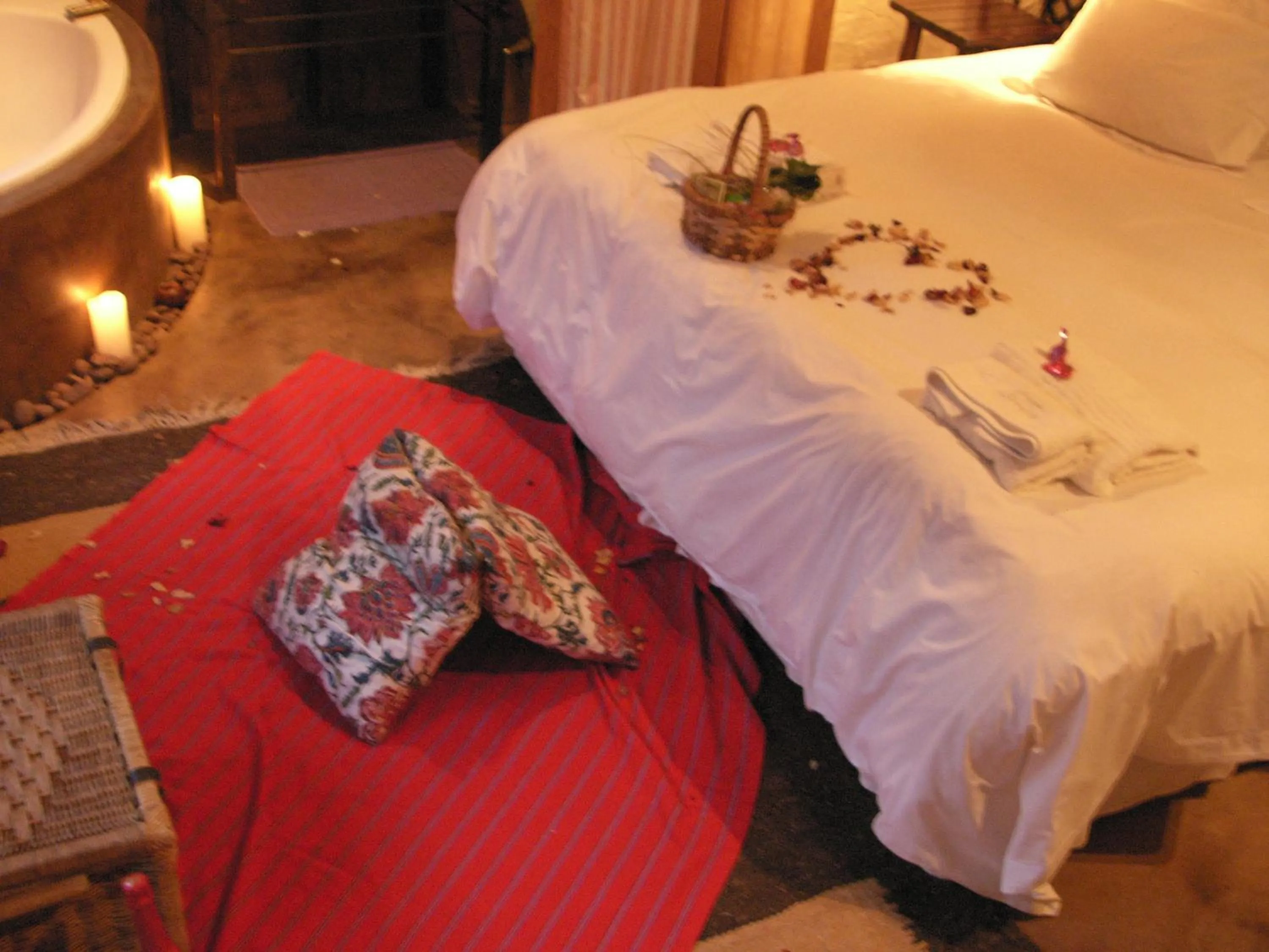 Bed in African Silhouette Guesthouse