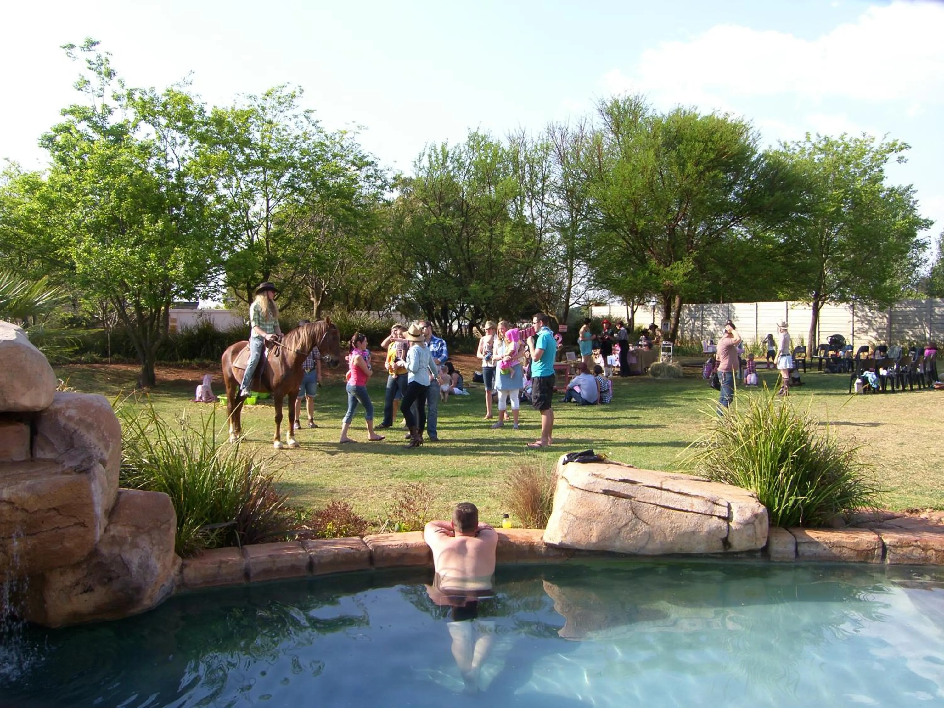 Swimming pool in African Silhouette Guesthouse