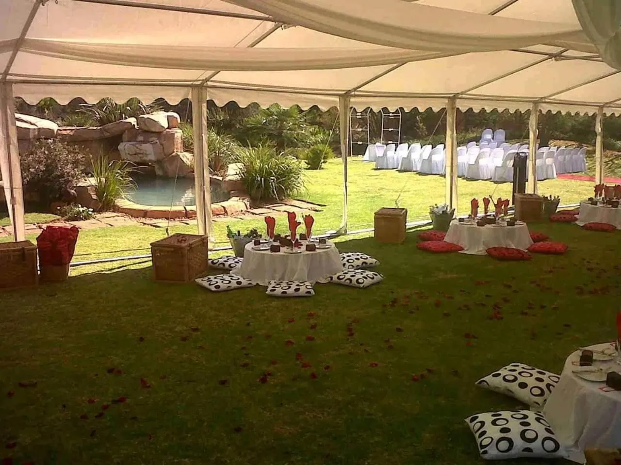 Swimming pool in African Silhouette Guesthouse
