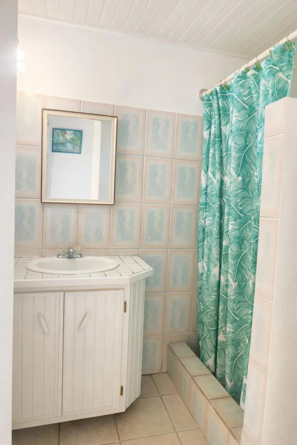 Bathroom in Bananaquit Tobago -Stay Near the Beach