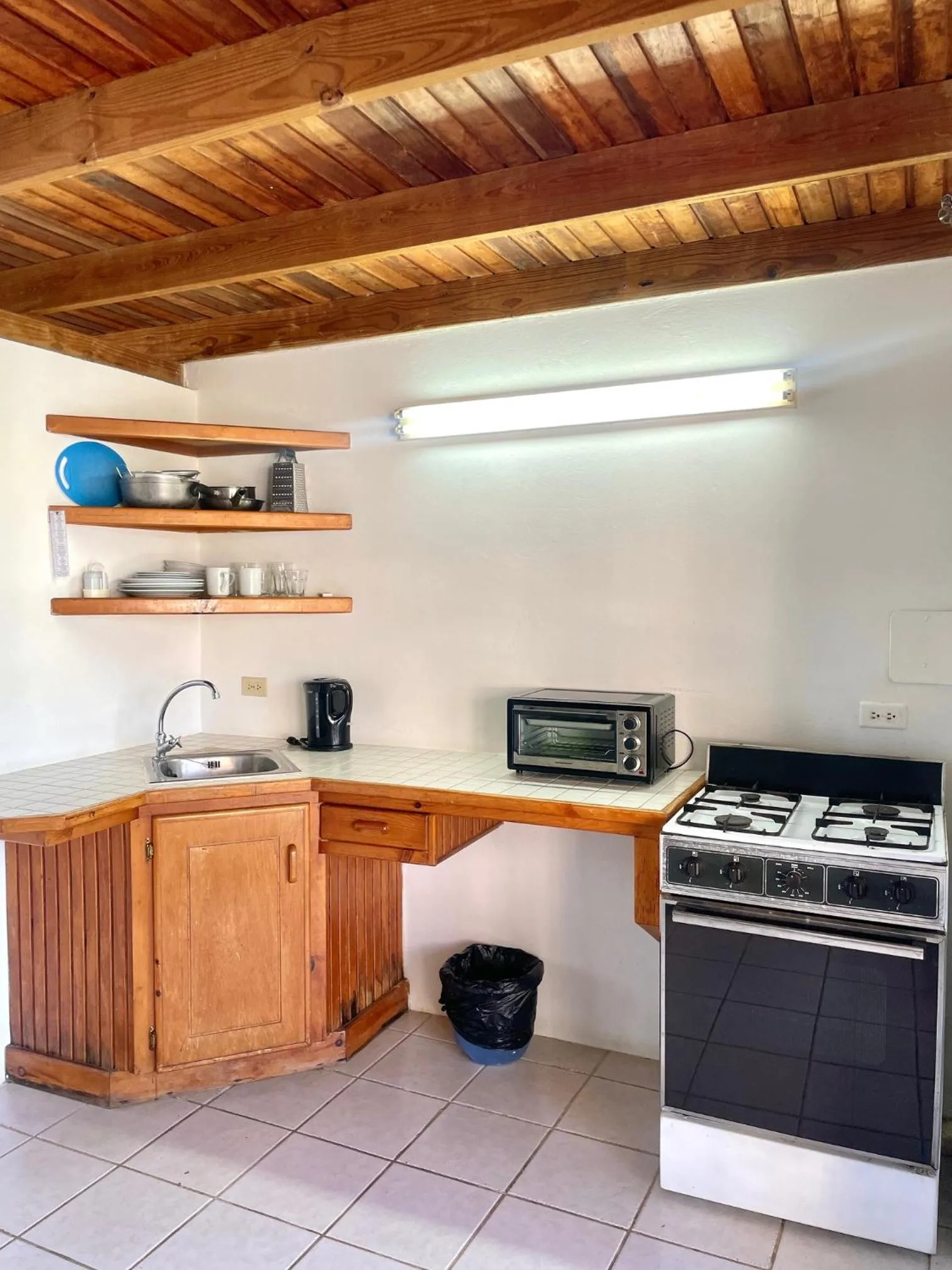 Kitchen or kitchenette in Bananaquit Tobago -Stay Near the Beach
