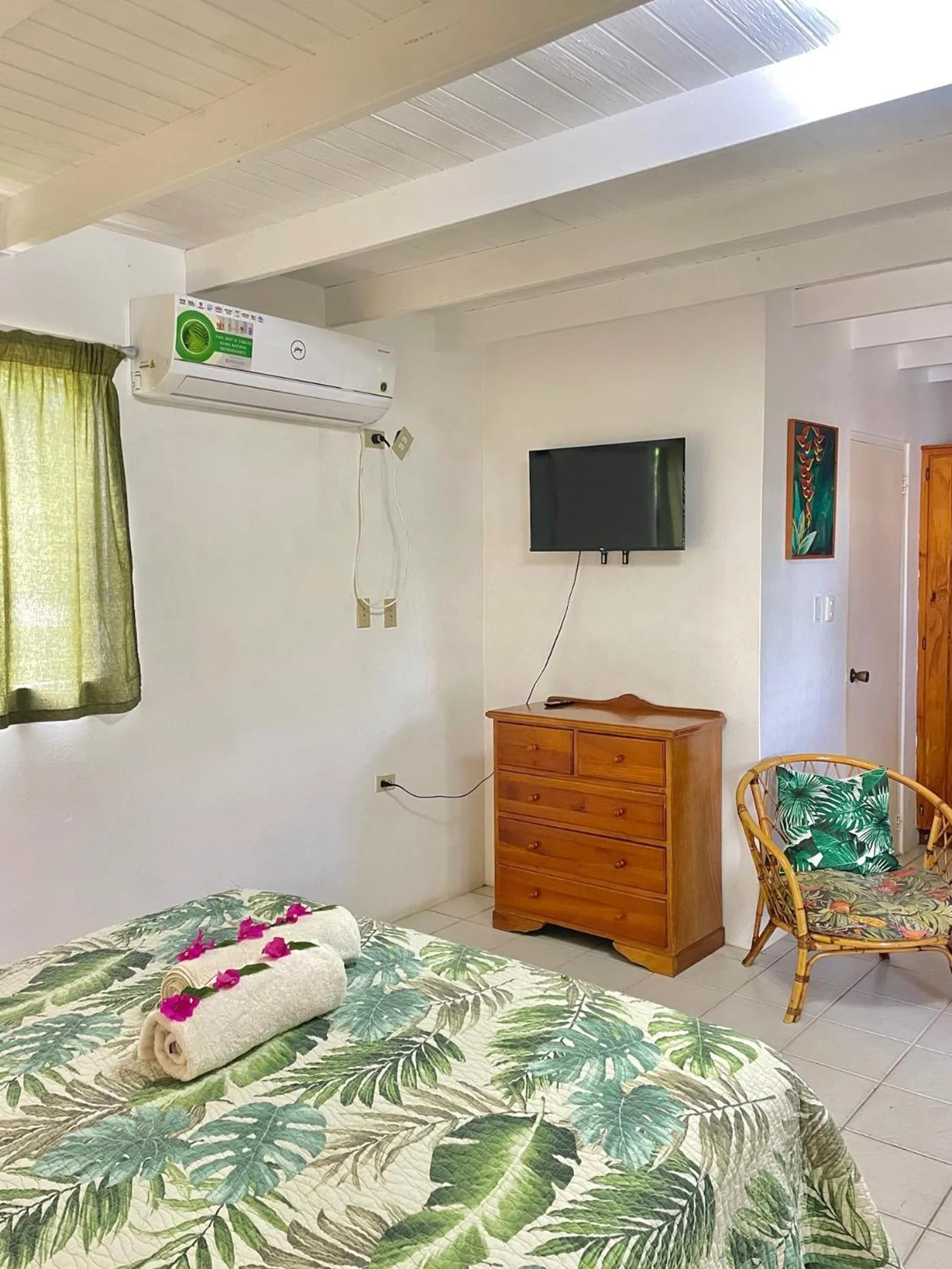 TV and multimedia, Bed in Bananaquit Tobago -Stay Near the Beach