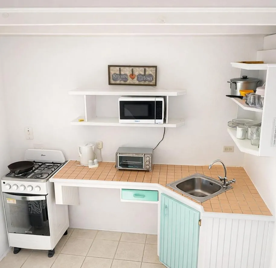 kitchen in Bananaquit Tobago -Stay Near the Beach