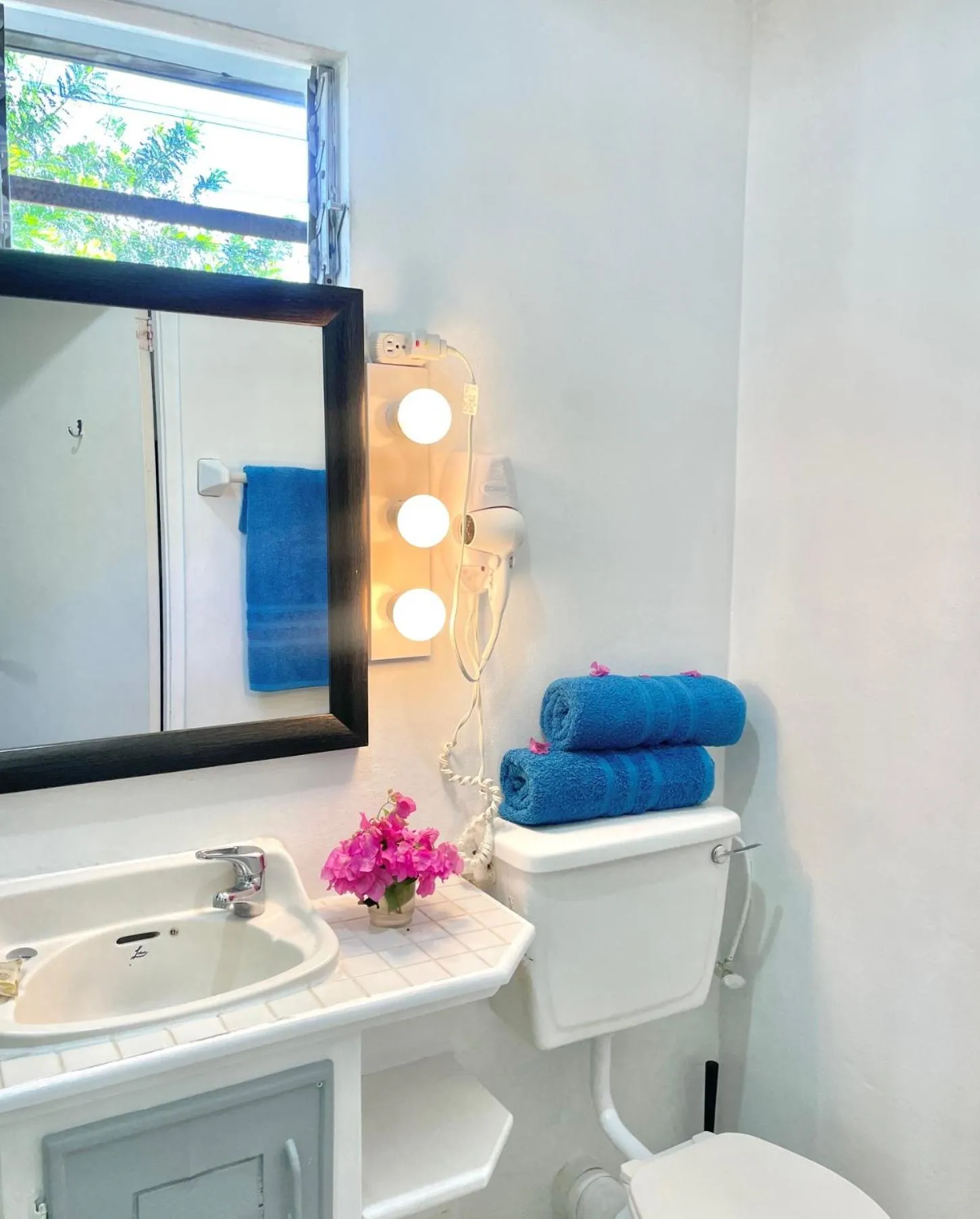 Bathroom in Bananaquit Tobago -Stay Near the Beach
