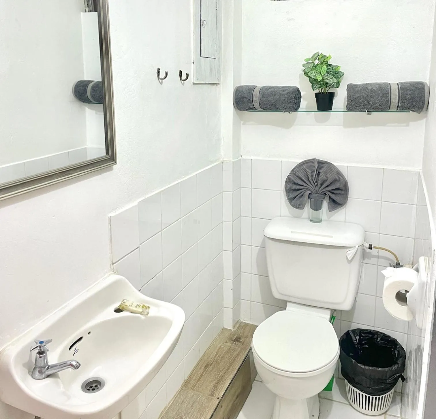 Bathroom in Bananaquit Tobago -Stay Near the Beach