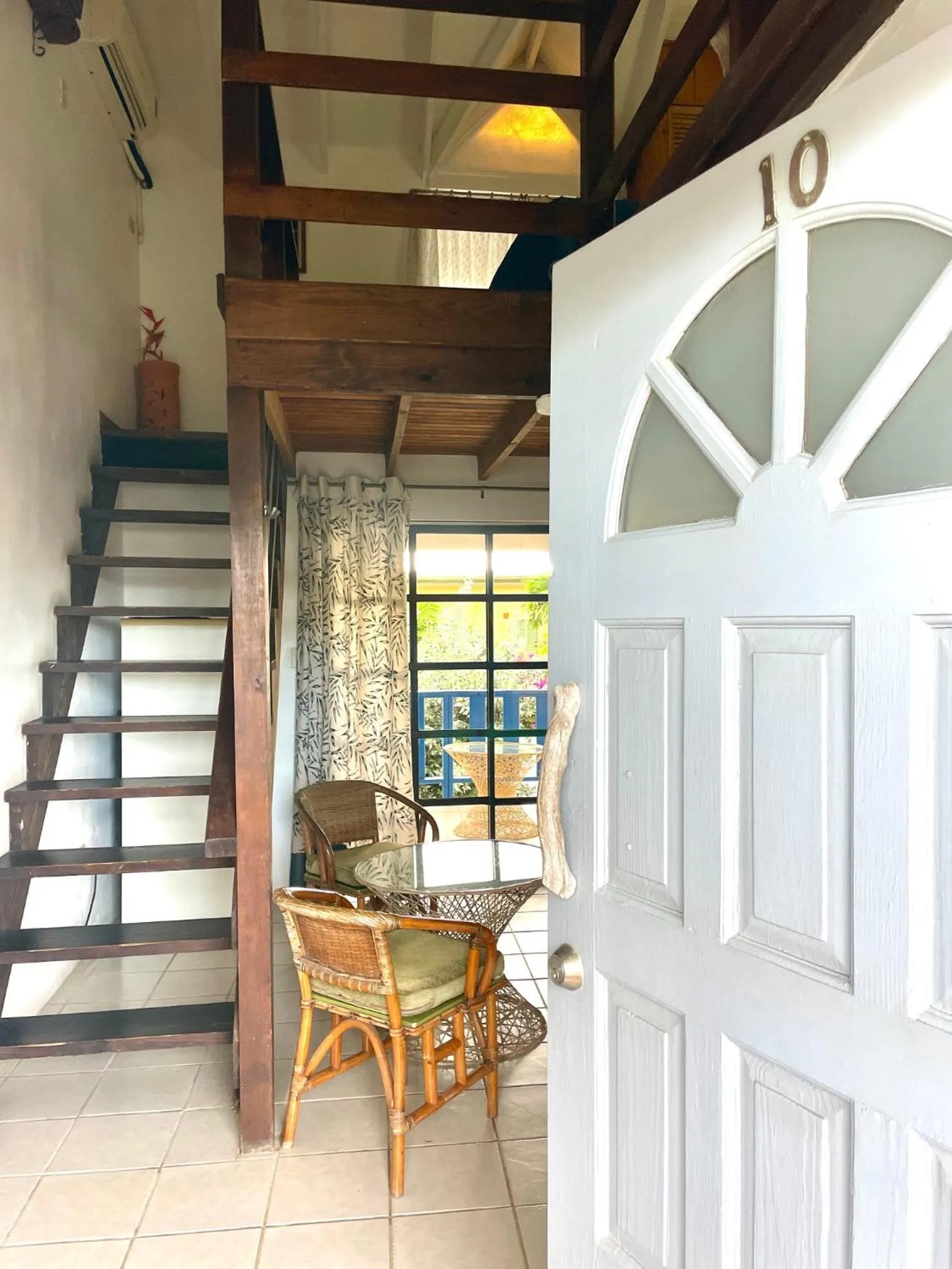 Dining area in Bananaquit Tobago -Stay Near the Beach