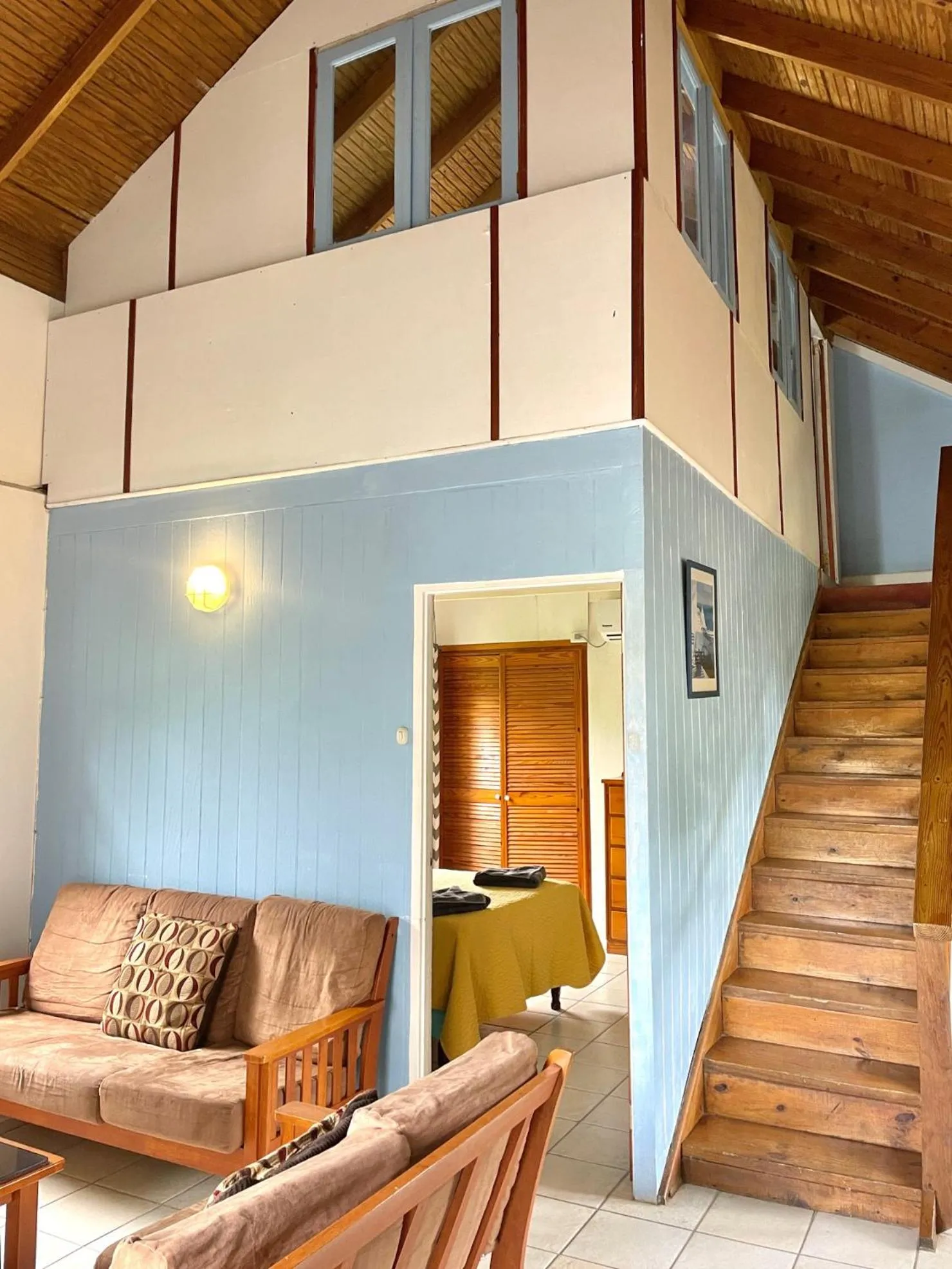 Living room in Bananaquit Tobago -Stay Near the Beach