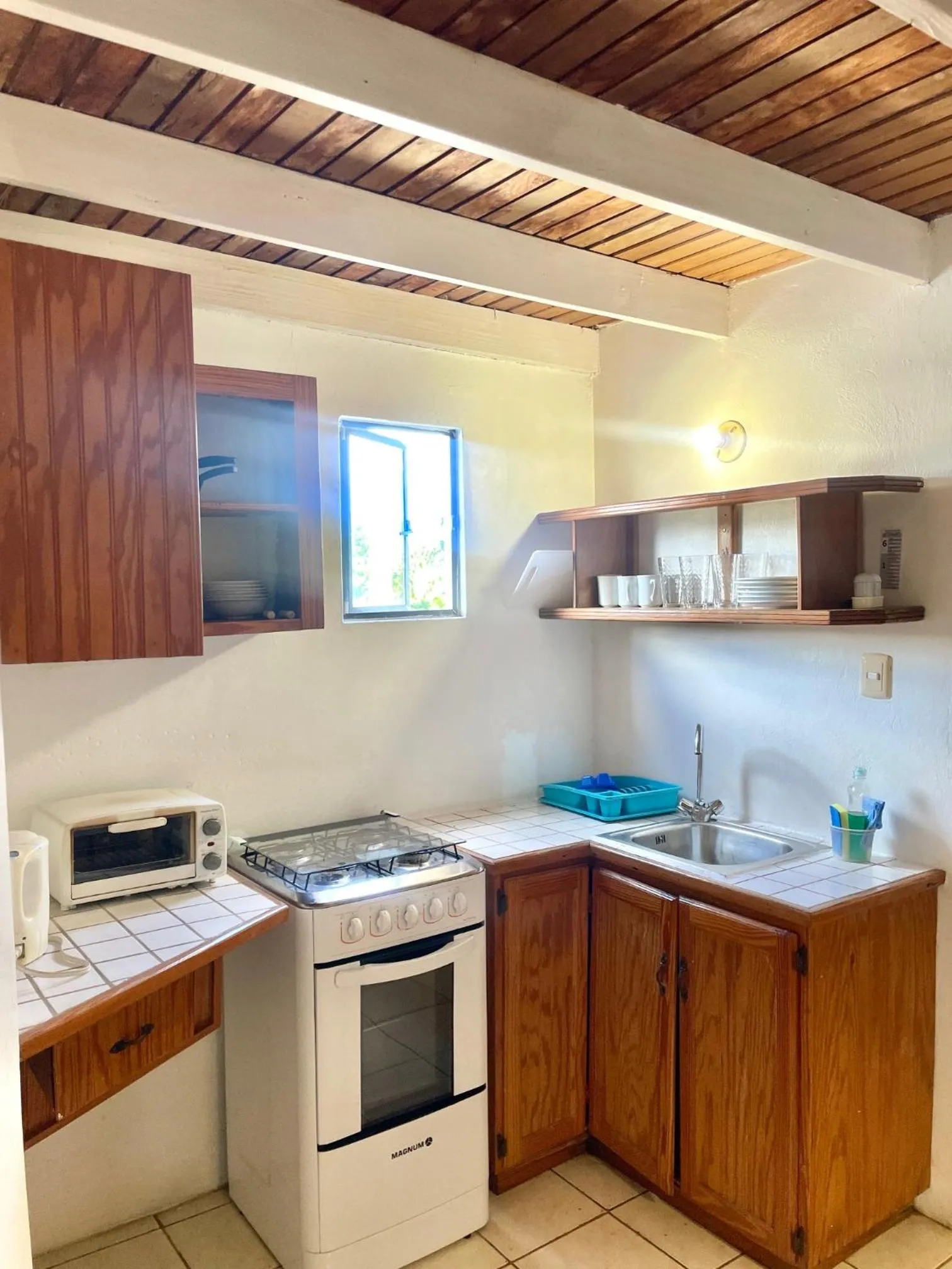 Kitchen or kitchenette in Bananaquit Tobago -Stay Near the Beach