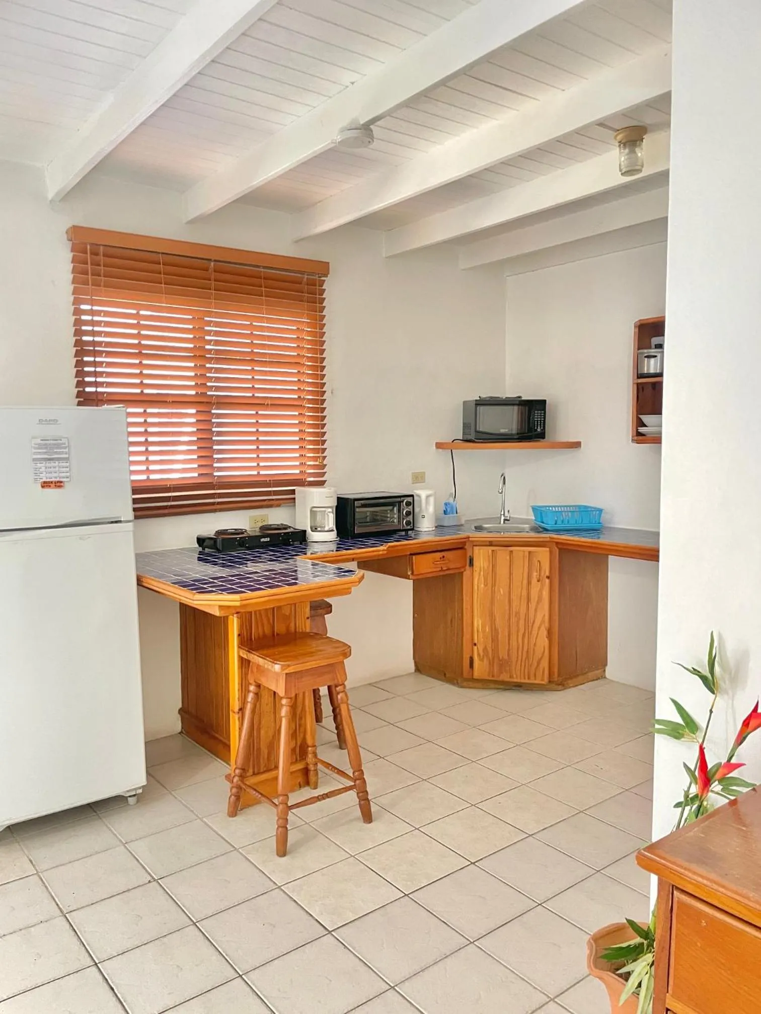 Kitchen or kitchenette in Bananaquit Tobago -Stay Near the Beach