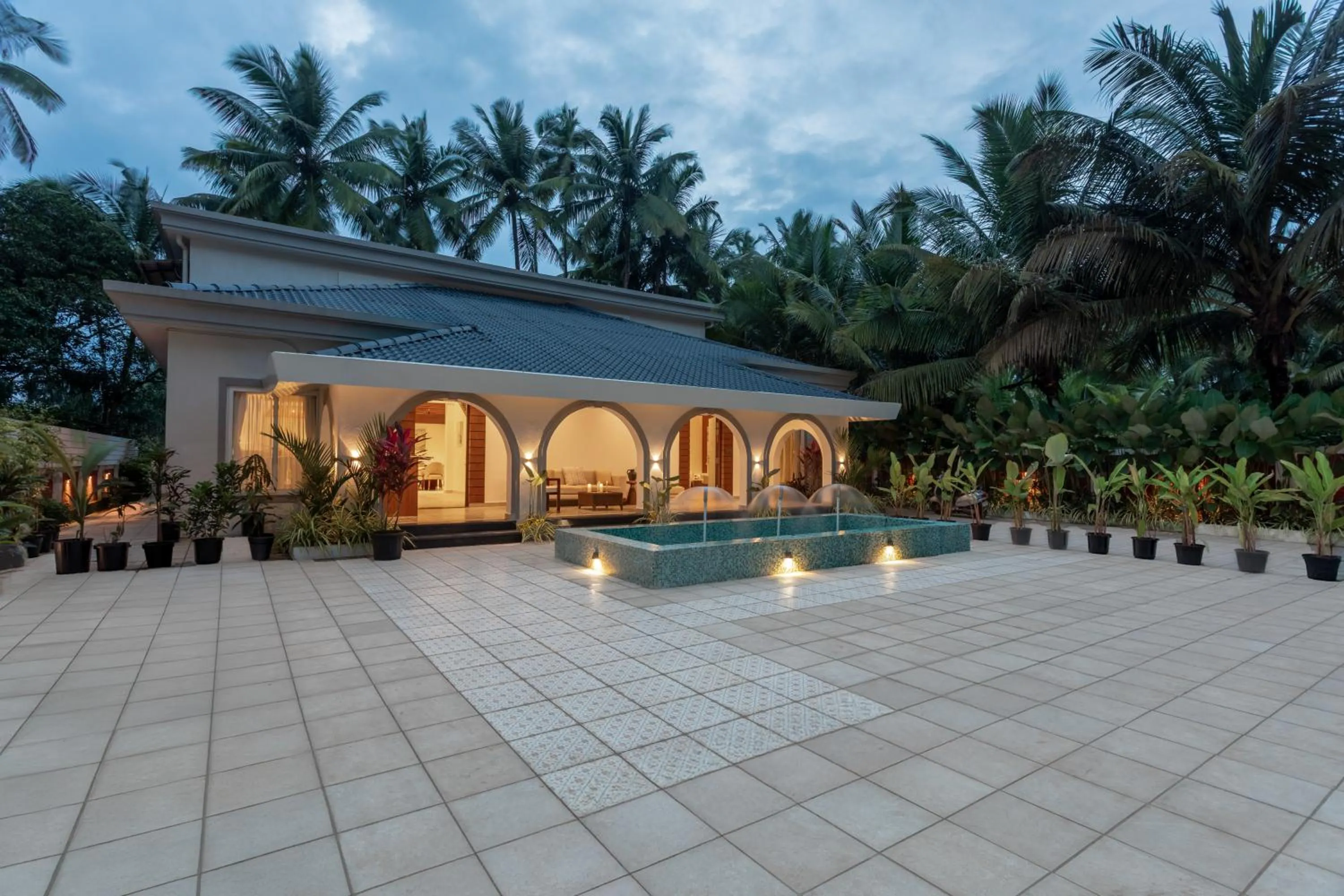 Facade/entrance in Lamrin Morjim Goa