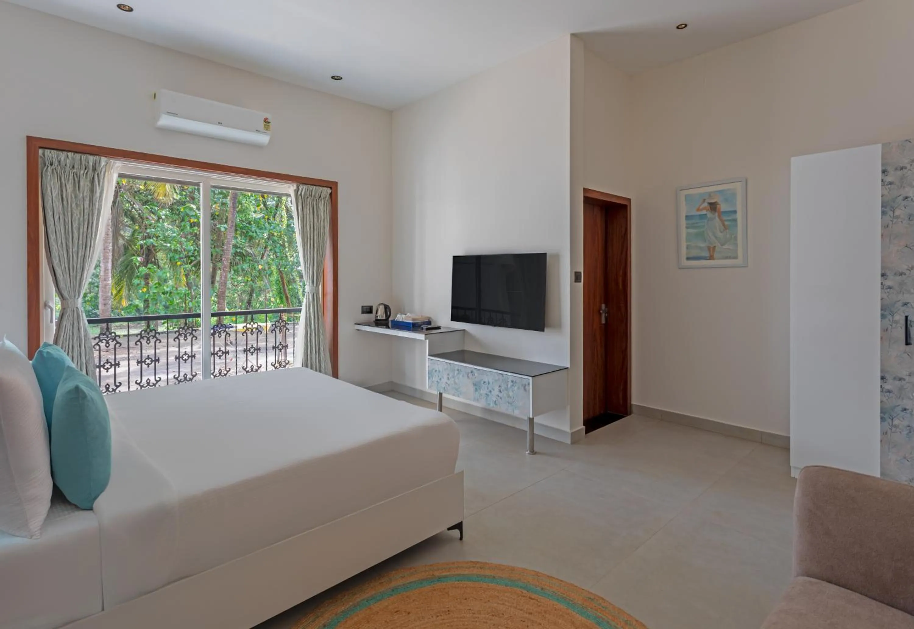 Bedroom, Bed in Lamrin Morjim Goa
