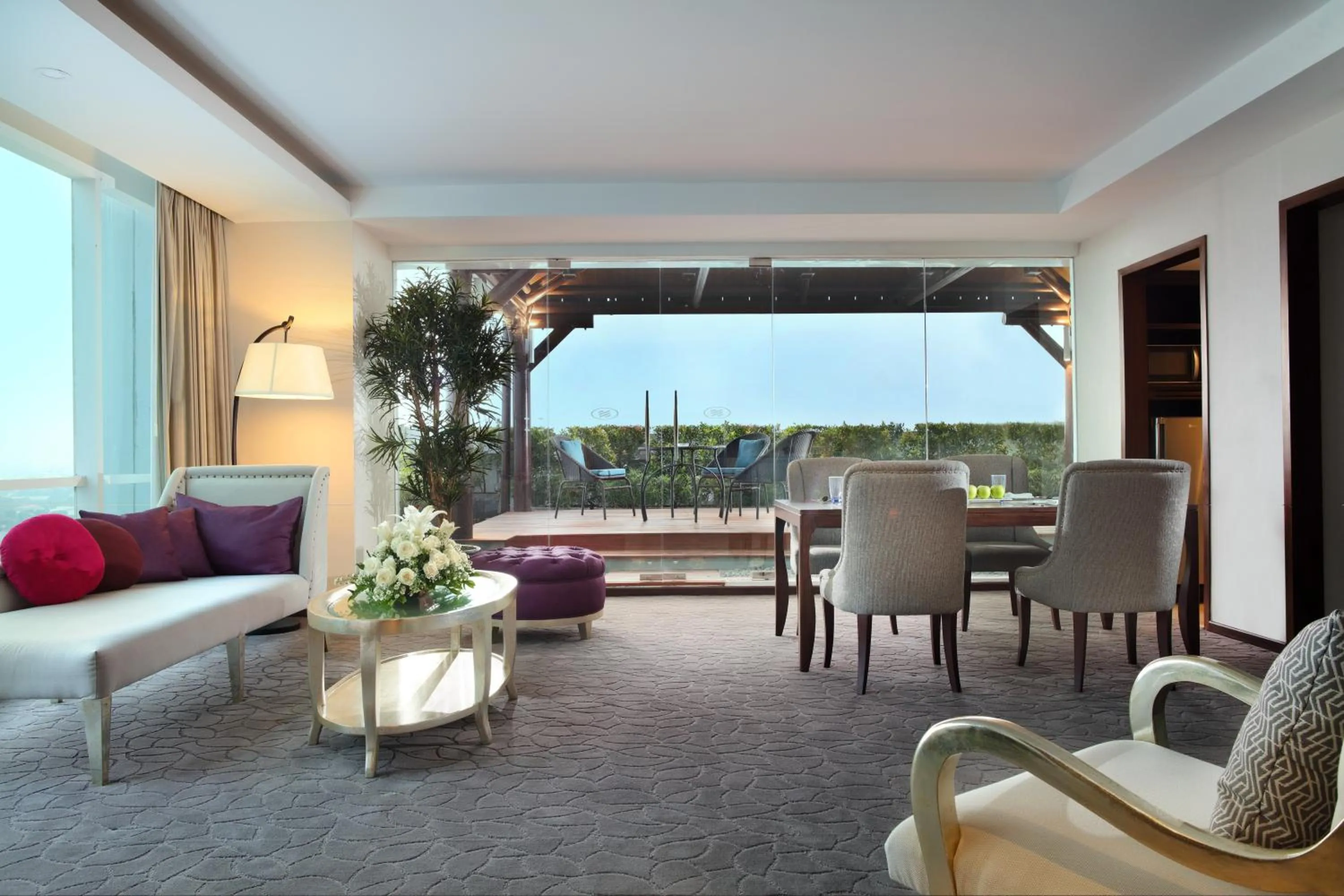 Balcony/Terrace in Crowne Plaza Bandung by IHG