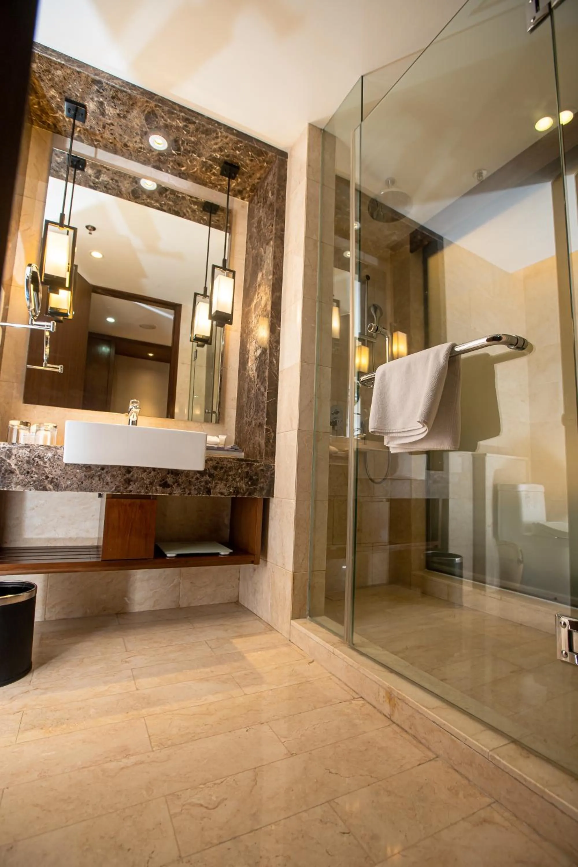 Bathroom in Crowne Plaza Bandung by IHG
