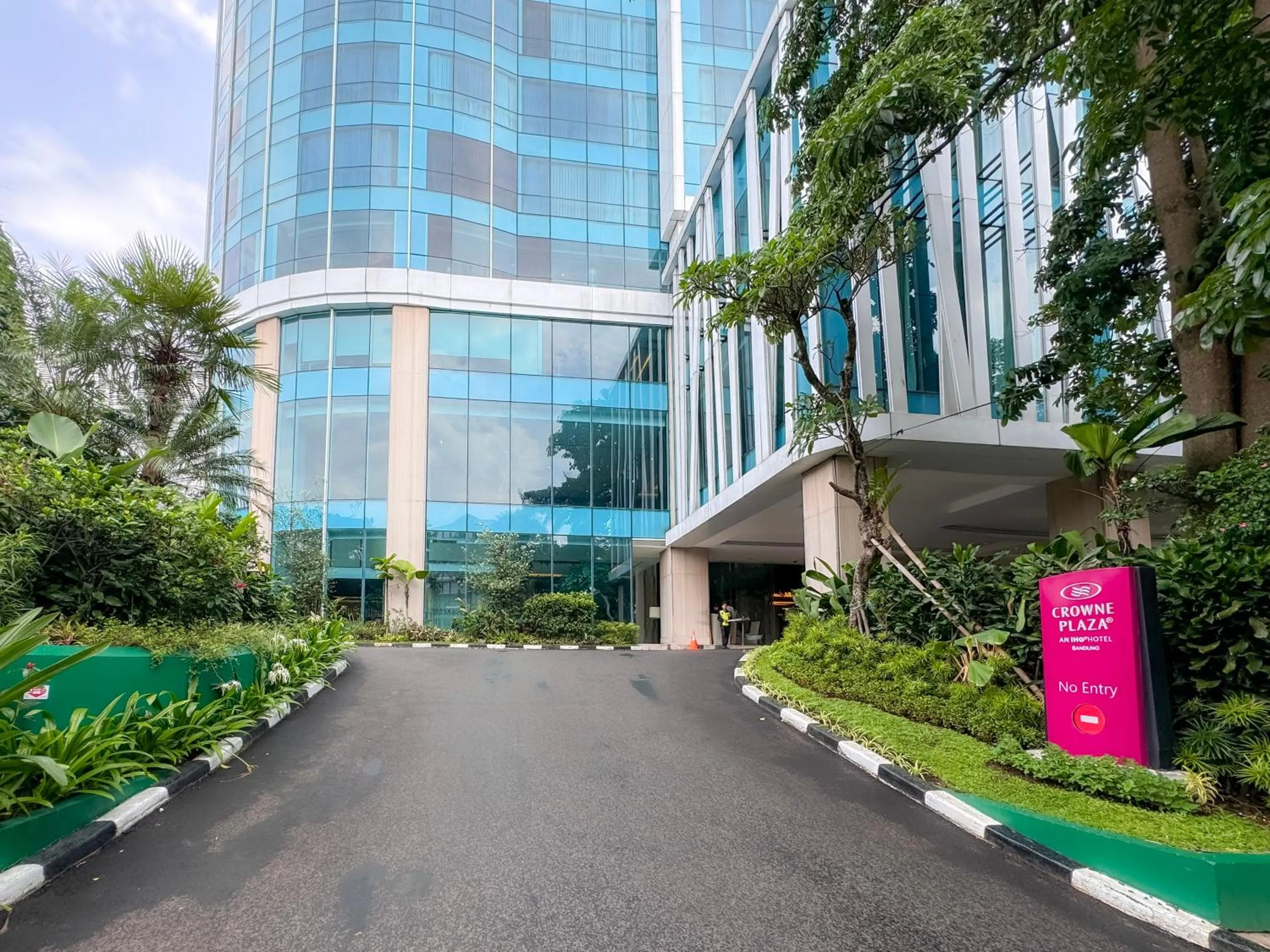 Facade/entrance in Crowne Plaza Bandung by IHG