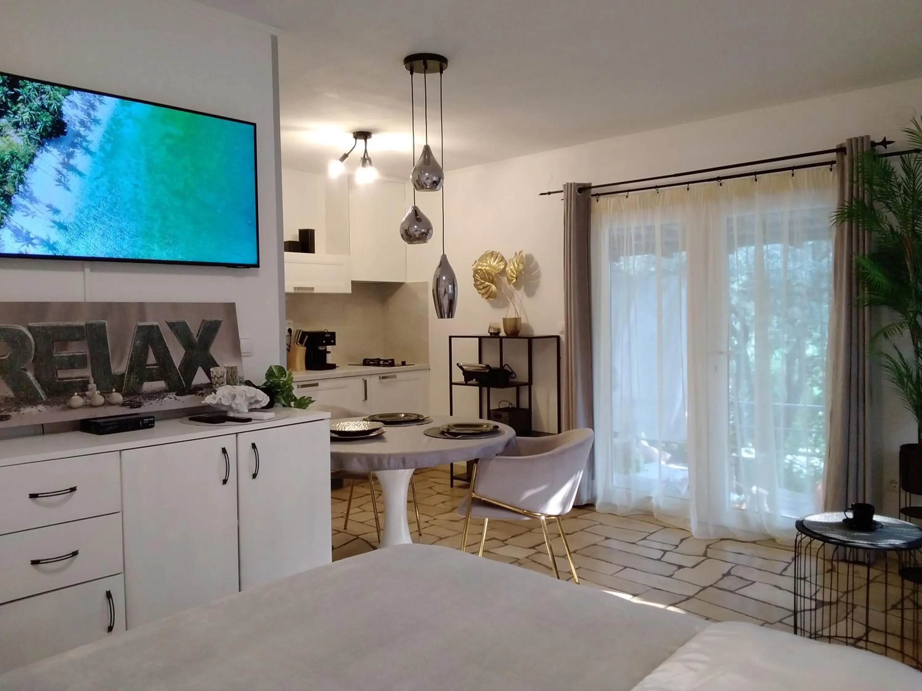 Bedroom, Bed in Relax tiny villas 40 meters of the beach
