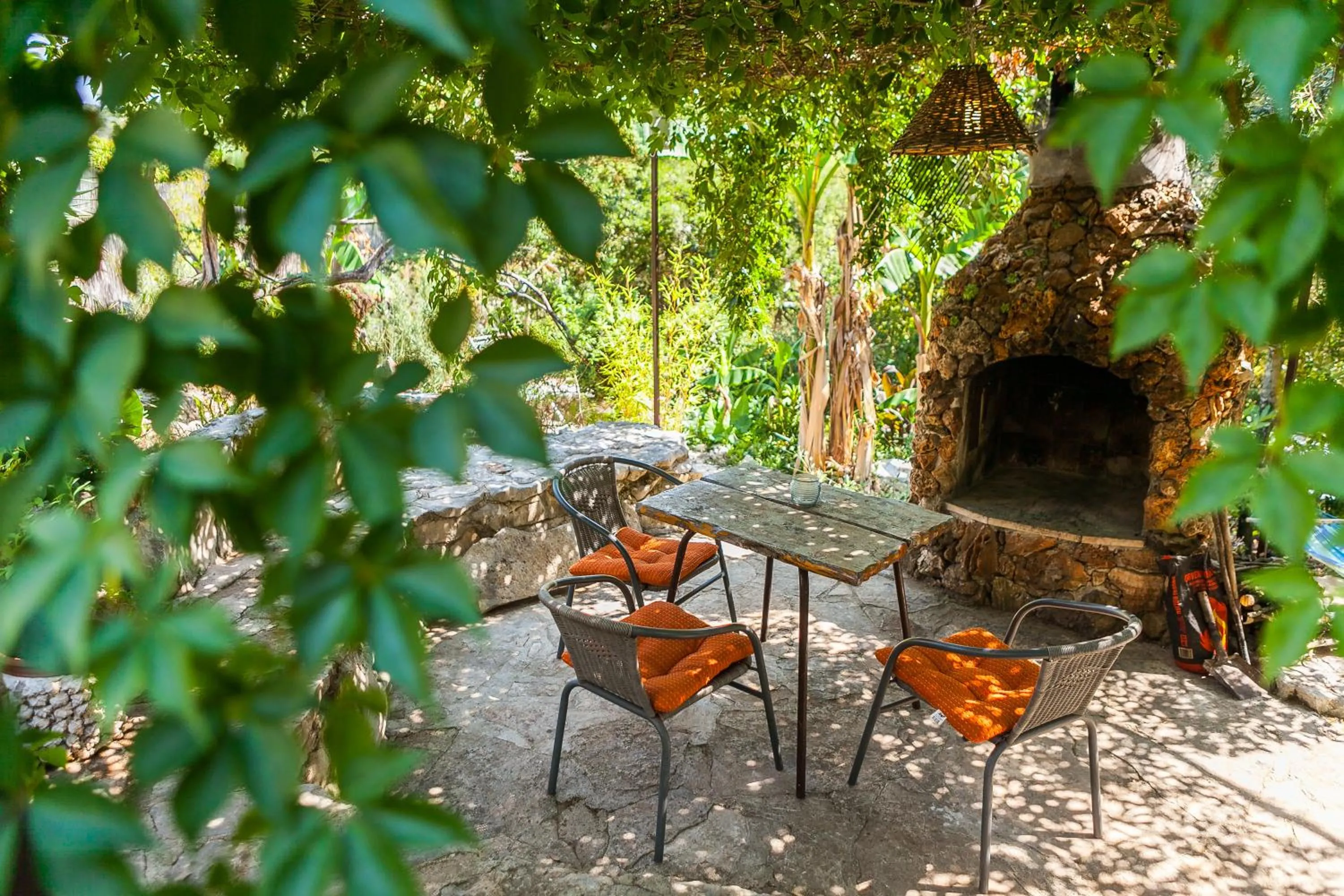 BBQ facilities in Relax tiny villas 40 meters of the beach