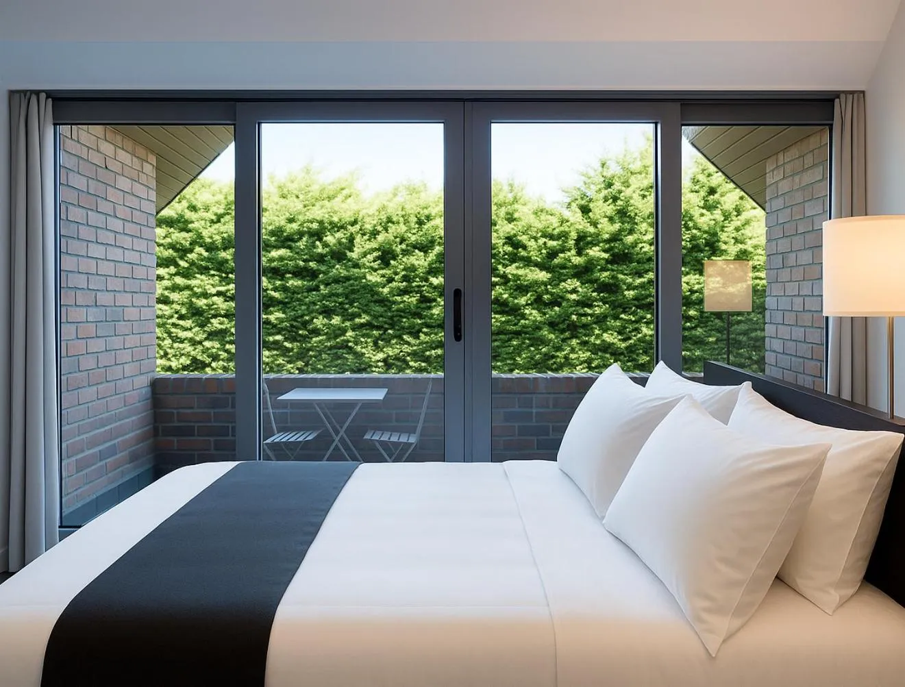 Bedroom, Bed in Espace Zen'ing