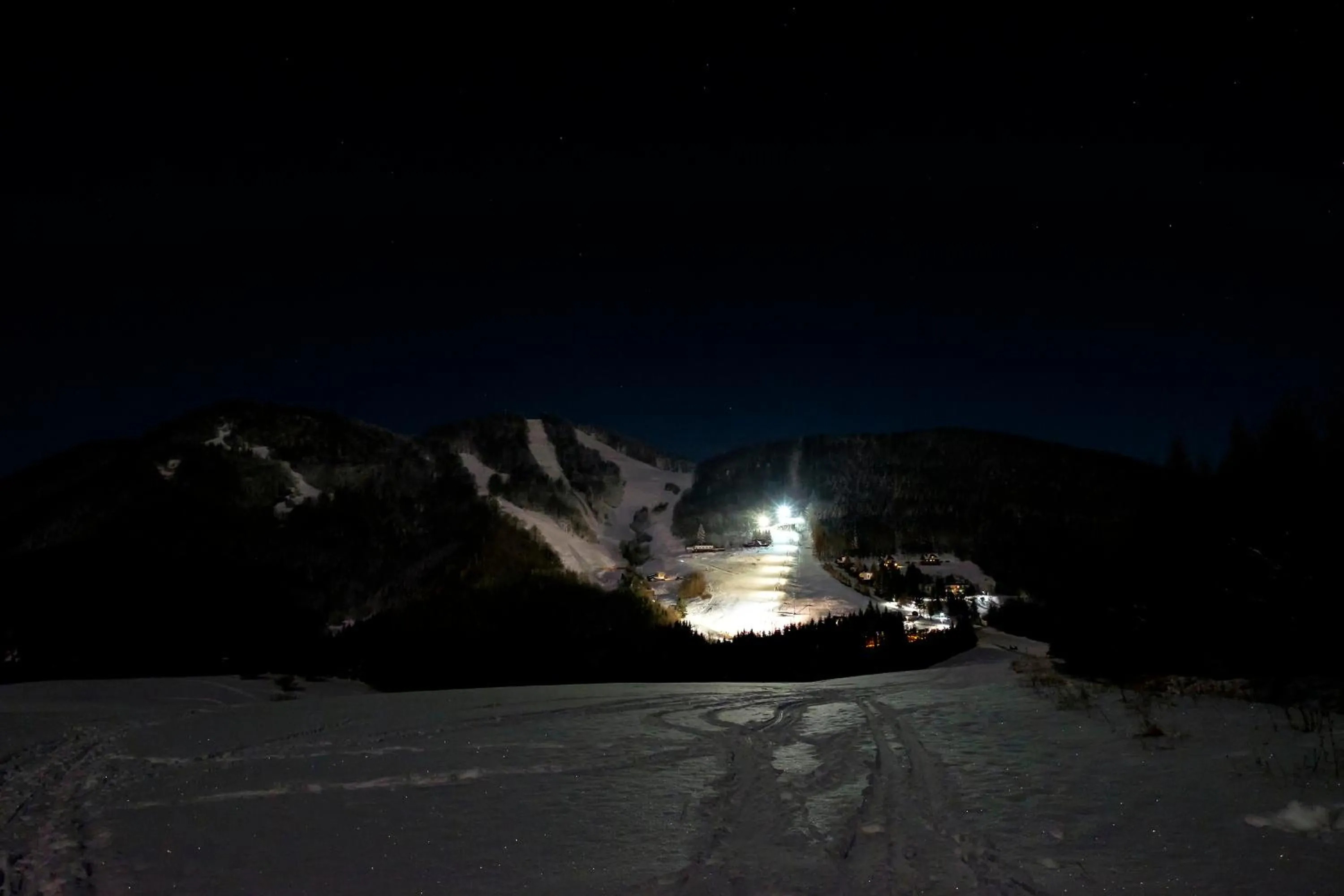 Natural landscape in Salaš Kľak