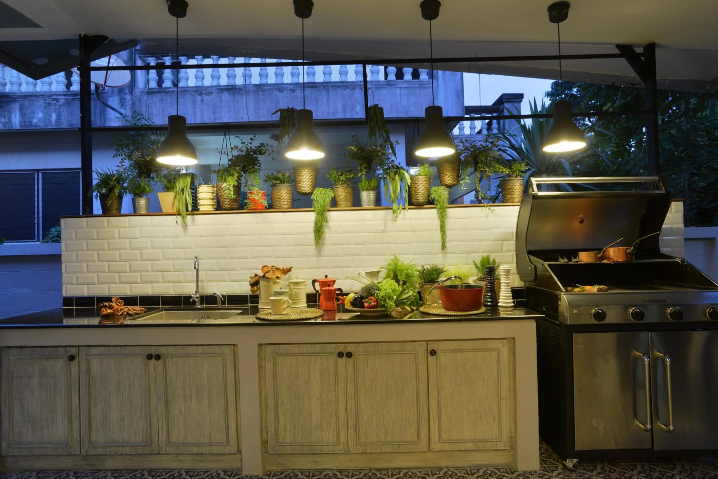 Kitchen or kitchenette in Private Pool Villa 88 Nimman Chiangmai