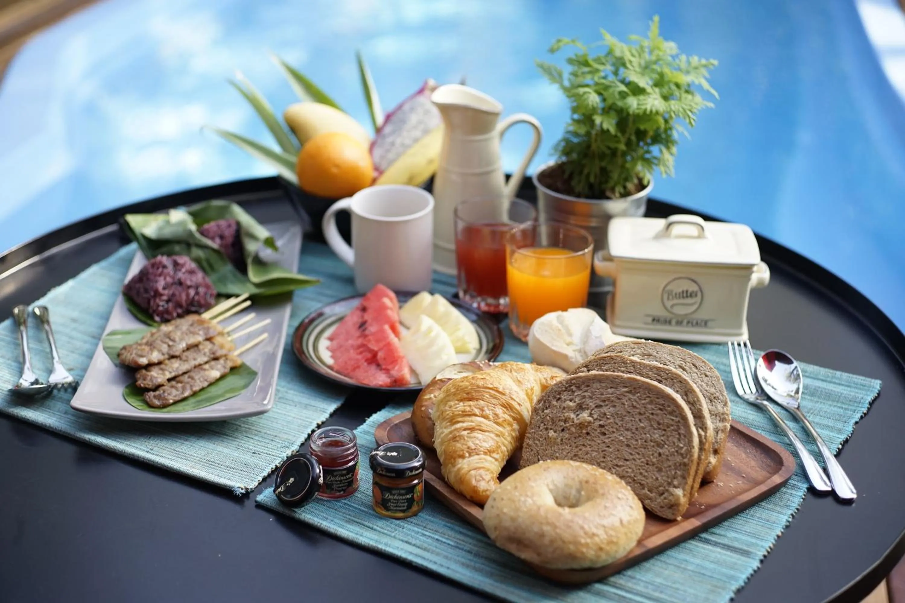 Food close-up in Private Pool Villa 88 Nimman Chiangmai