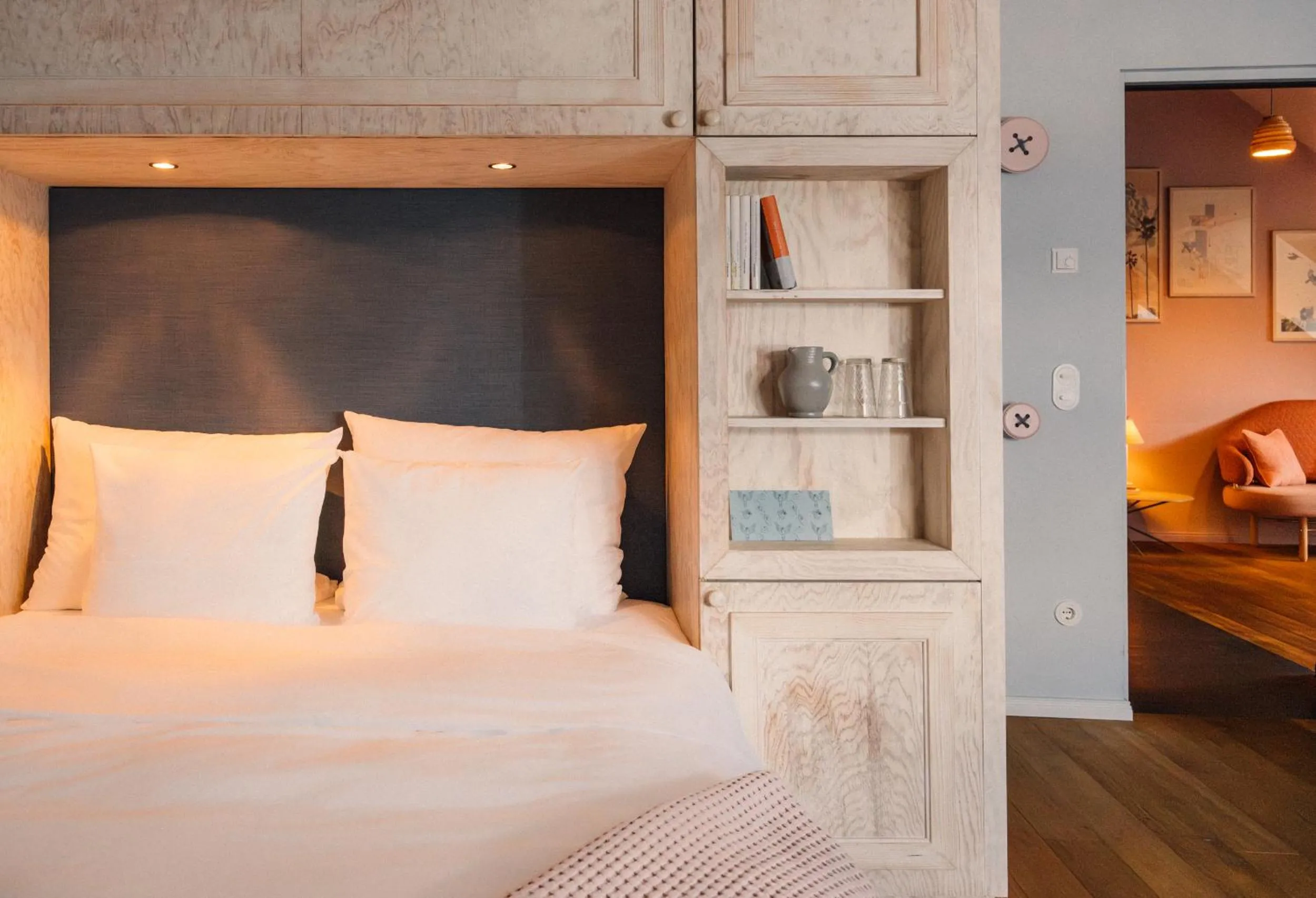 Bedroom, Bed in Libertine Lindenberg