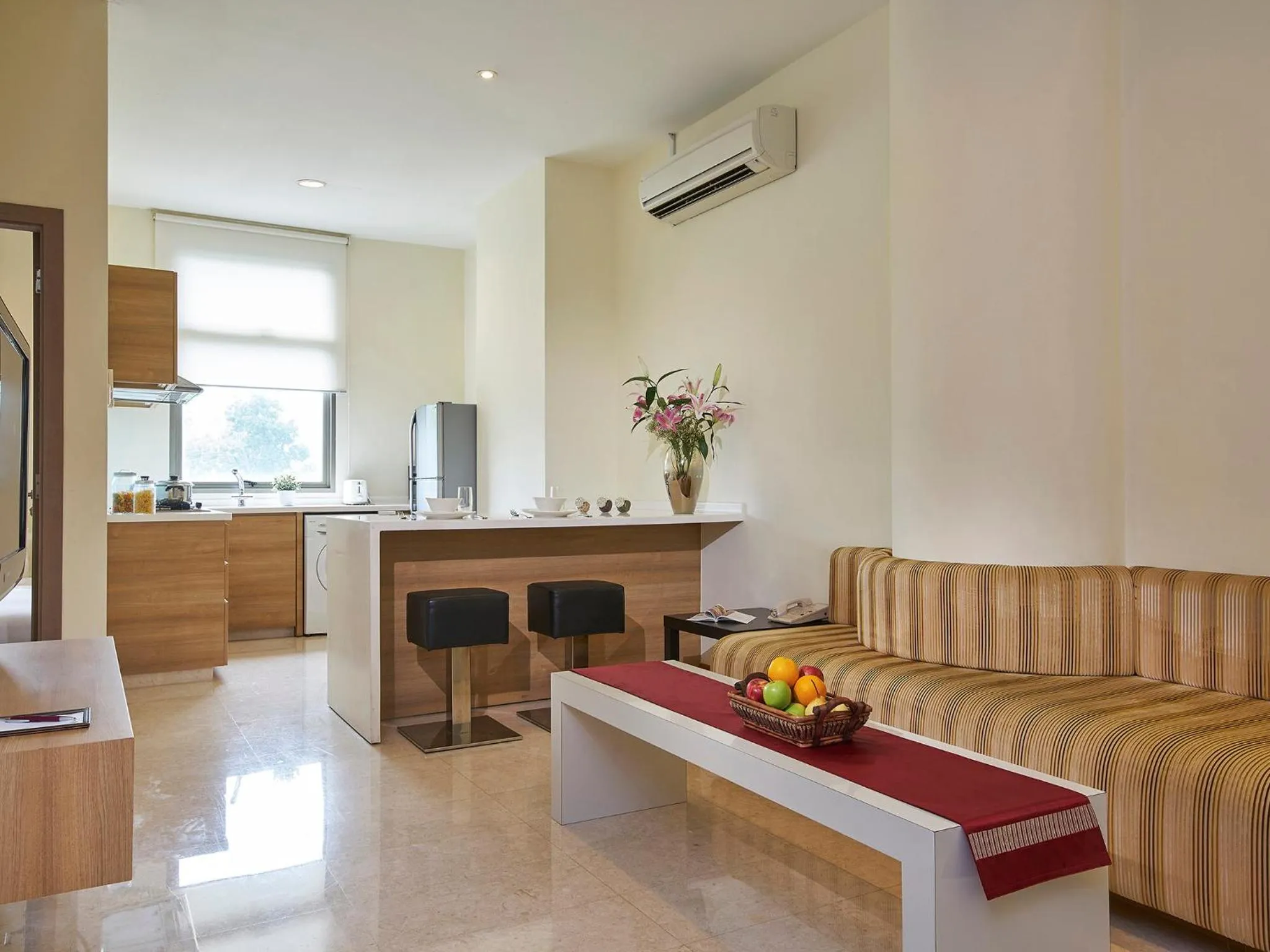 Living room in Village Residence West Coast by Far East Hospitality