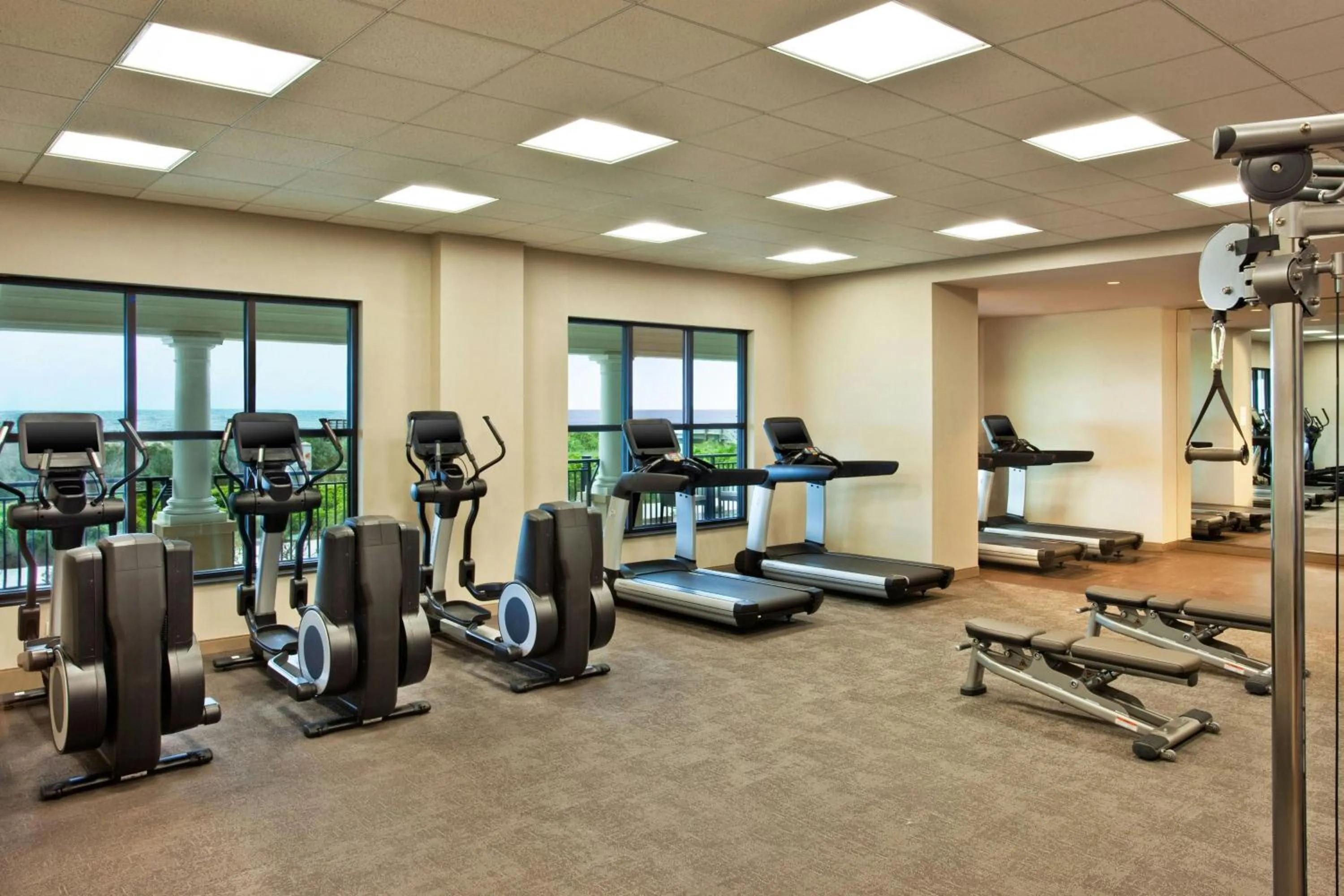 Fitness centre/facilities in The Westin Jekyll Island Beach Resort