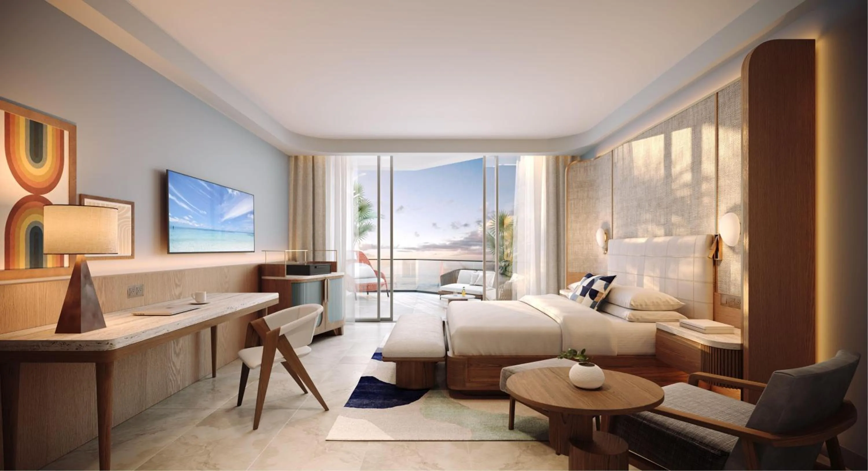 King Room with Limited View in The Westerly At Hilton Aruba Caribbean Resort