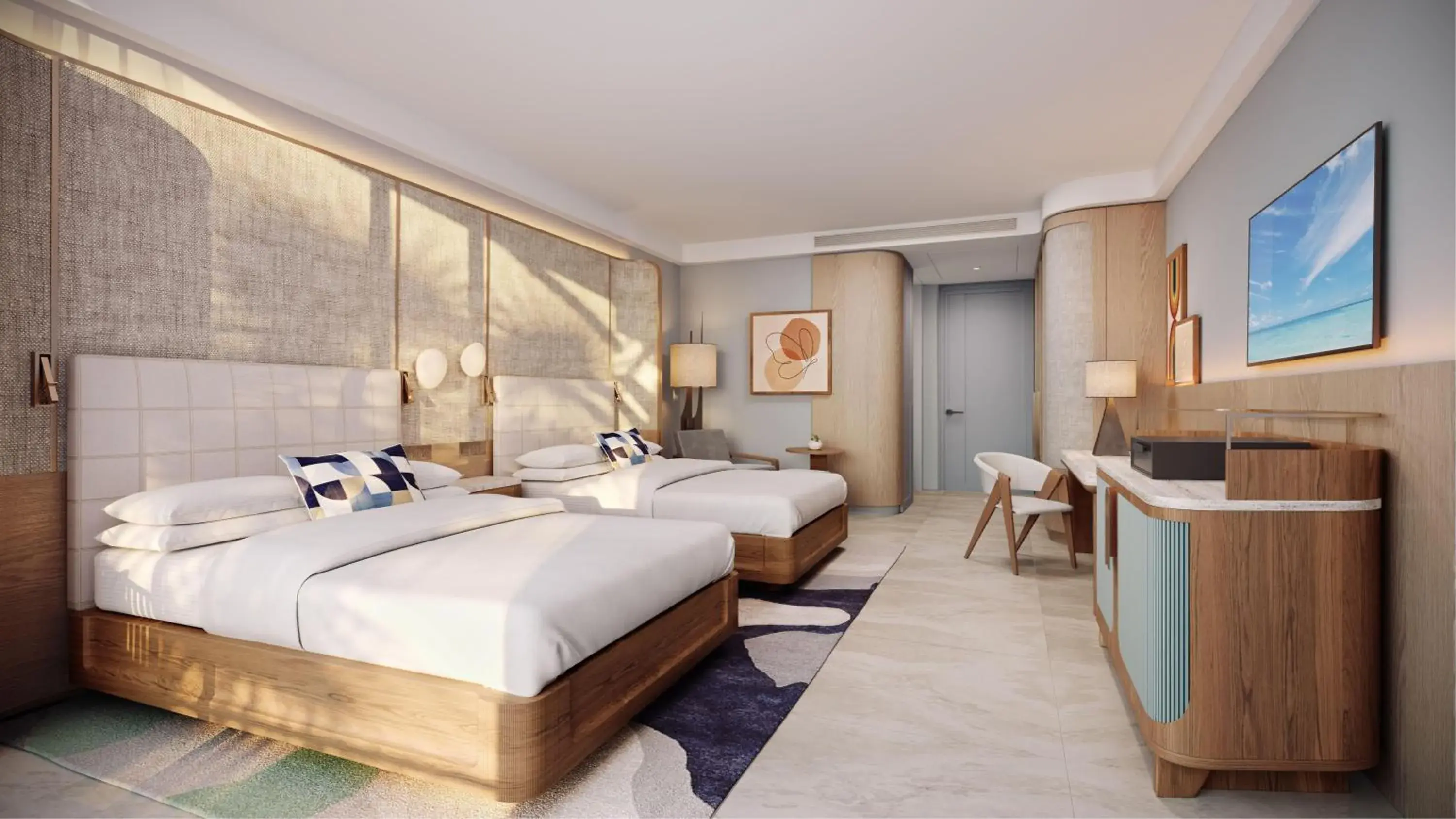 Queen Room with Limited View in The Westerly At Hilton Aruba Caribbean Resort Queen Room with Limited View in The Westerly At Hilton Aruba Caribbean Resort