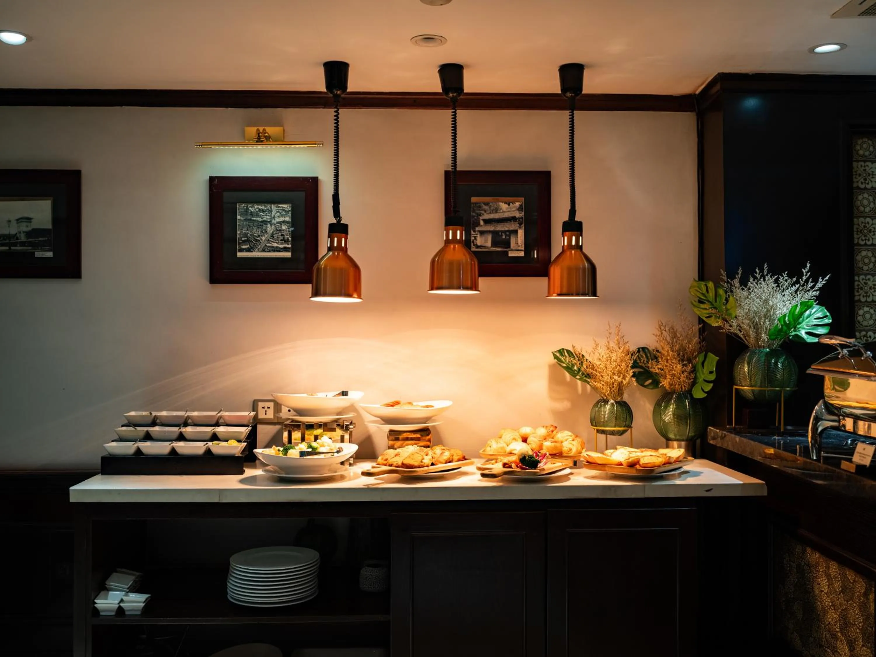 Buffet breakfast in Hanoi Solis Hotel