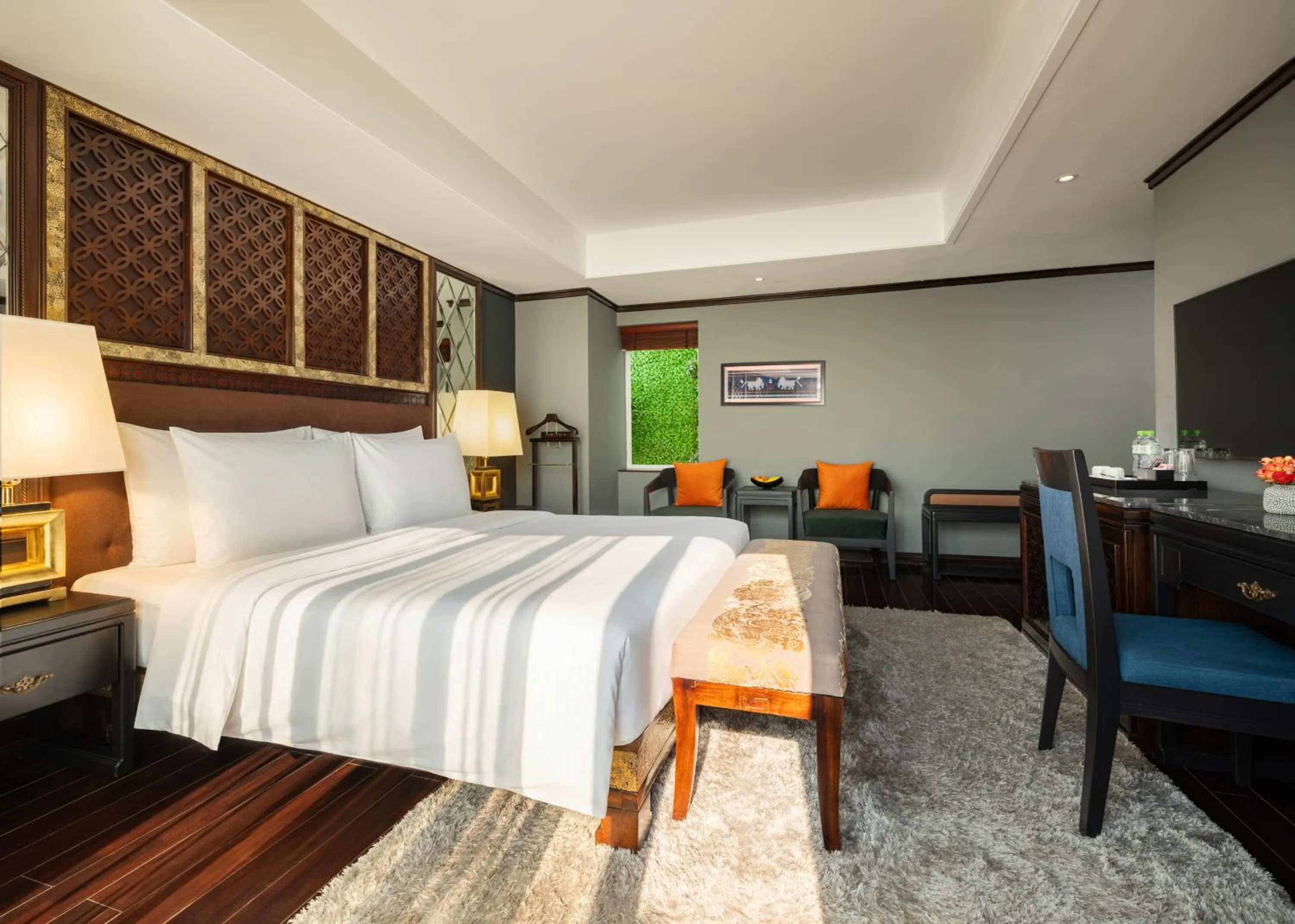 Bed in Hanoi Solis Hotel