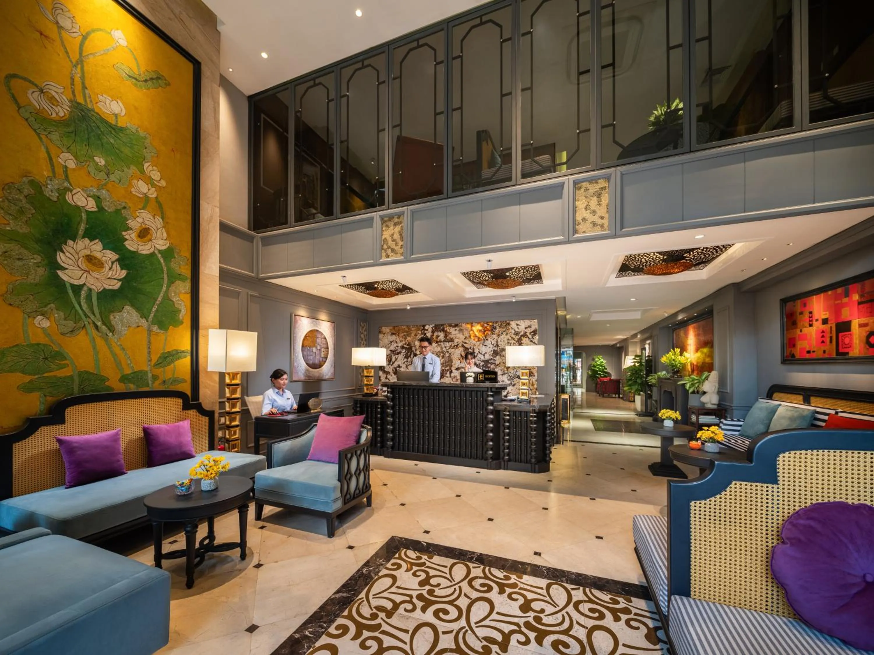 Lobby or reception in Hanoi Solis Hotel