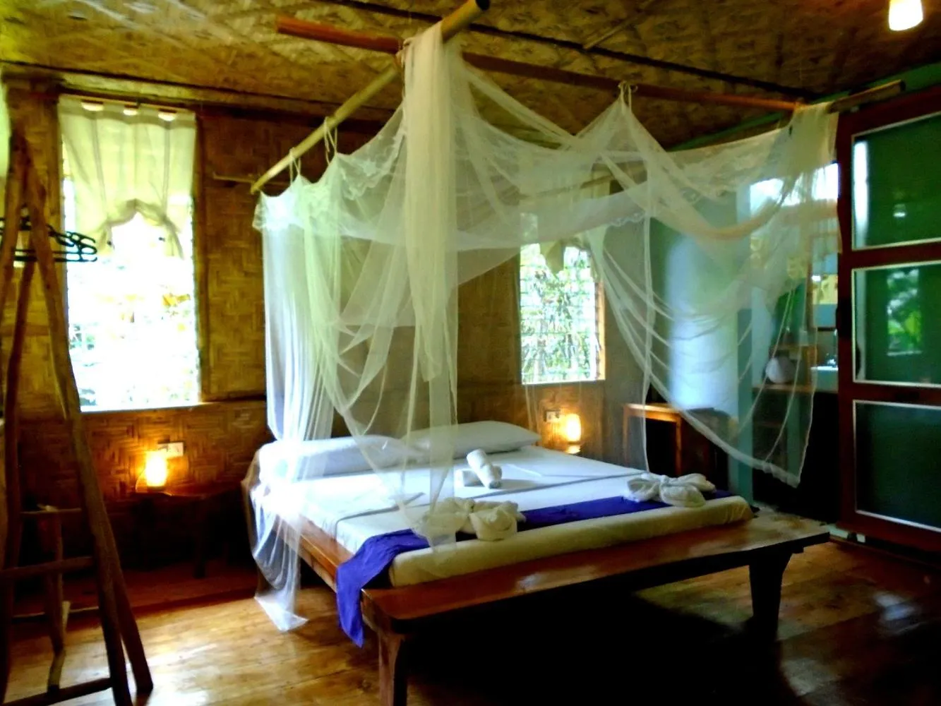 Bedroom, Bed in Nypa Style Resort Camiguin