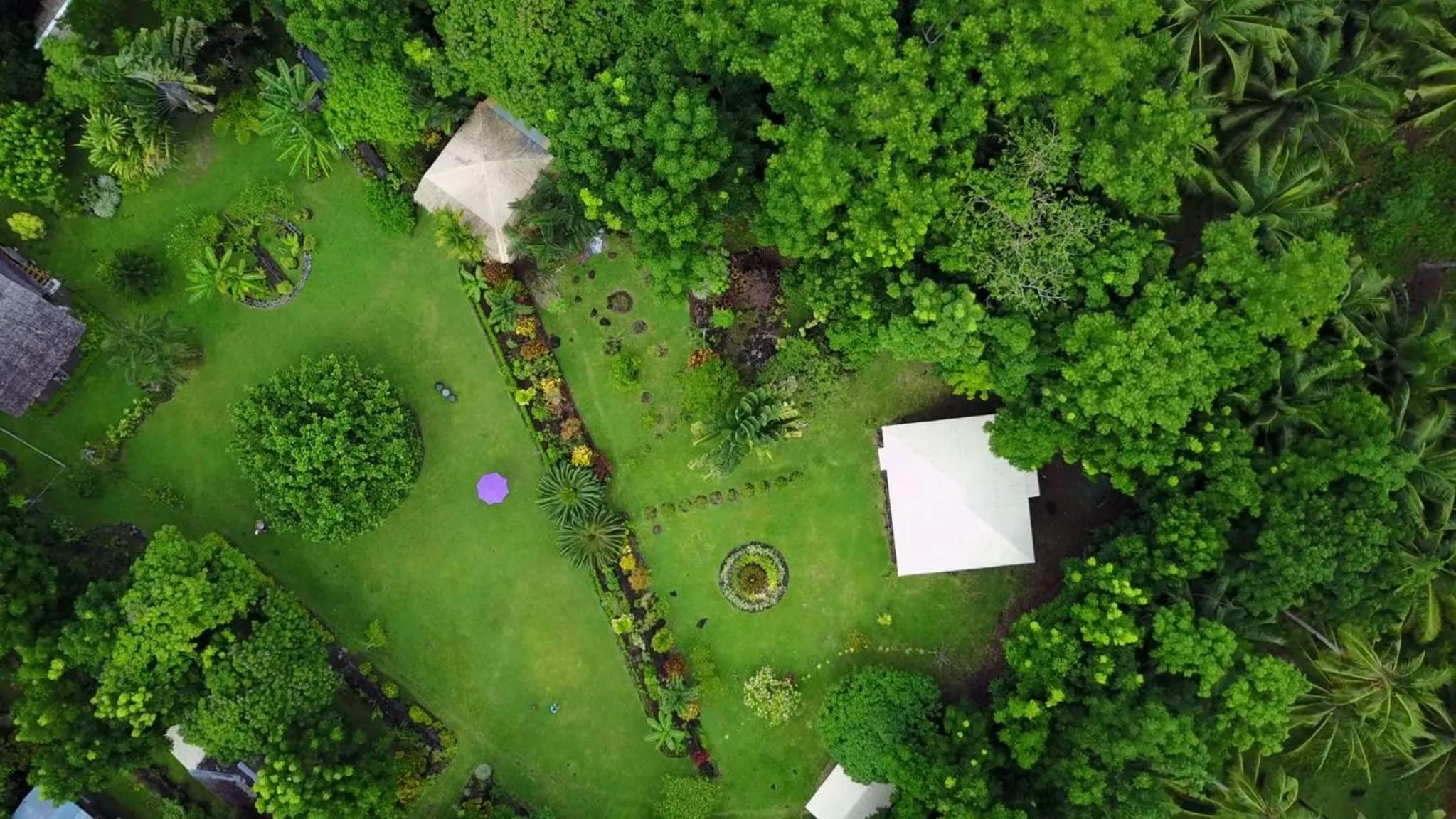 Garden view in Nypa Style Resort Camiguin