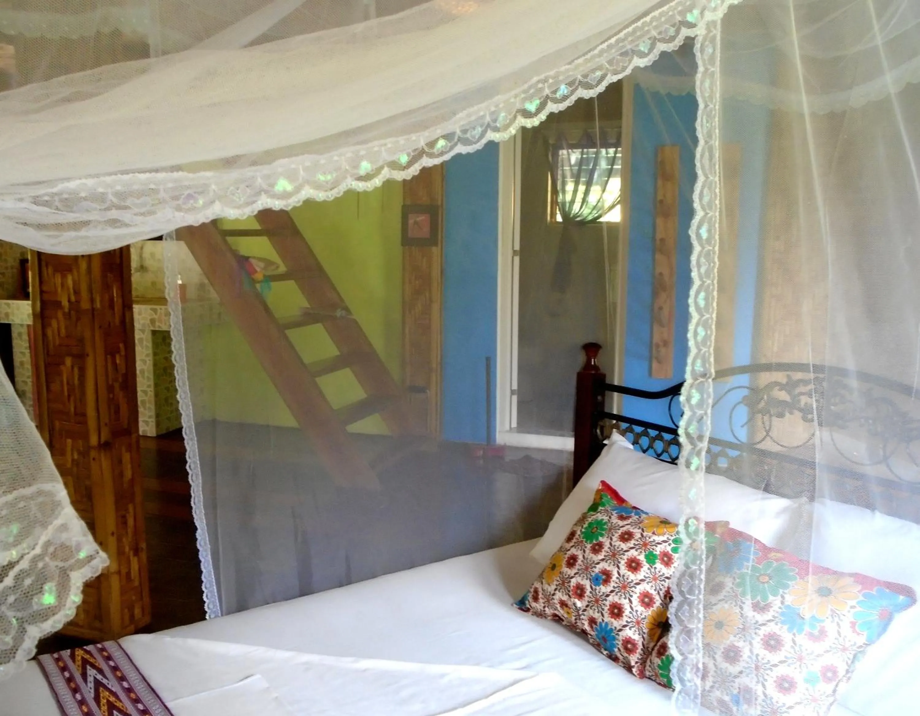 Bed in Nypa Style Resort Camiguin