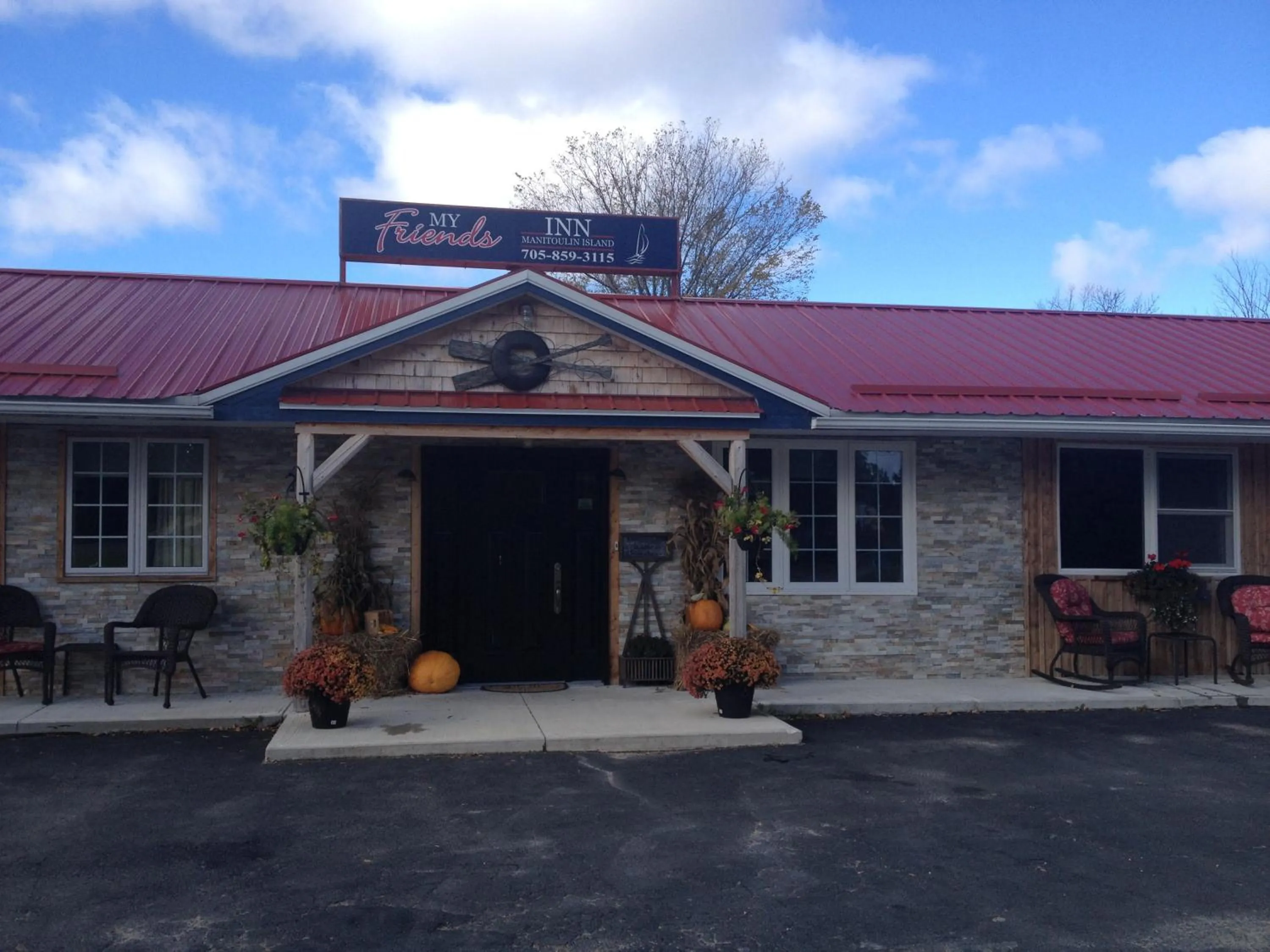 On site in My Friends Inn Manitoulin