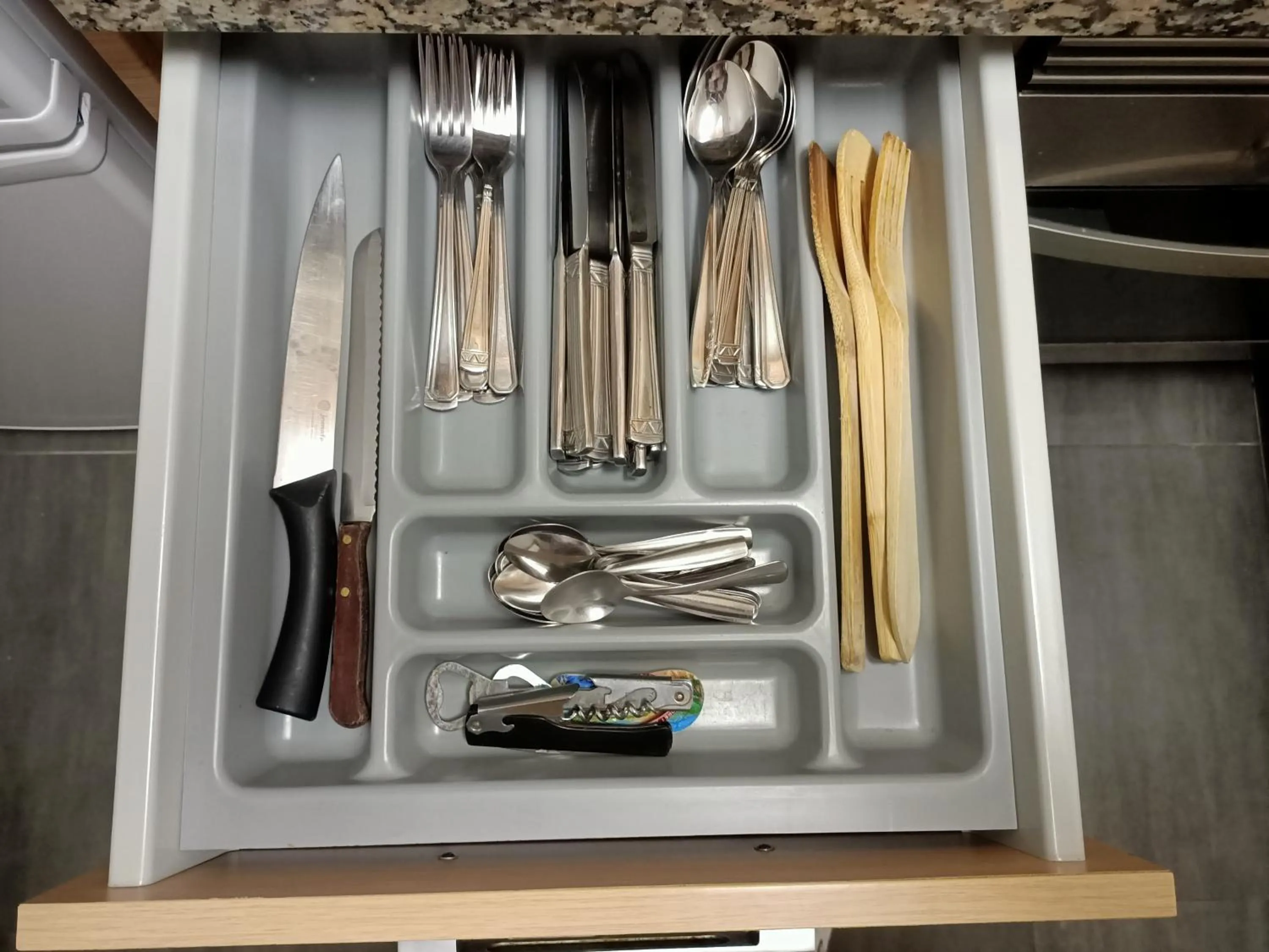 Kitchen or kitchenette in Piso Jover alojamiento en primera línea del Mar !!