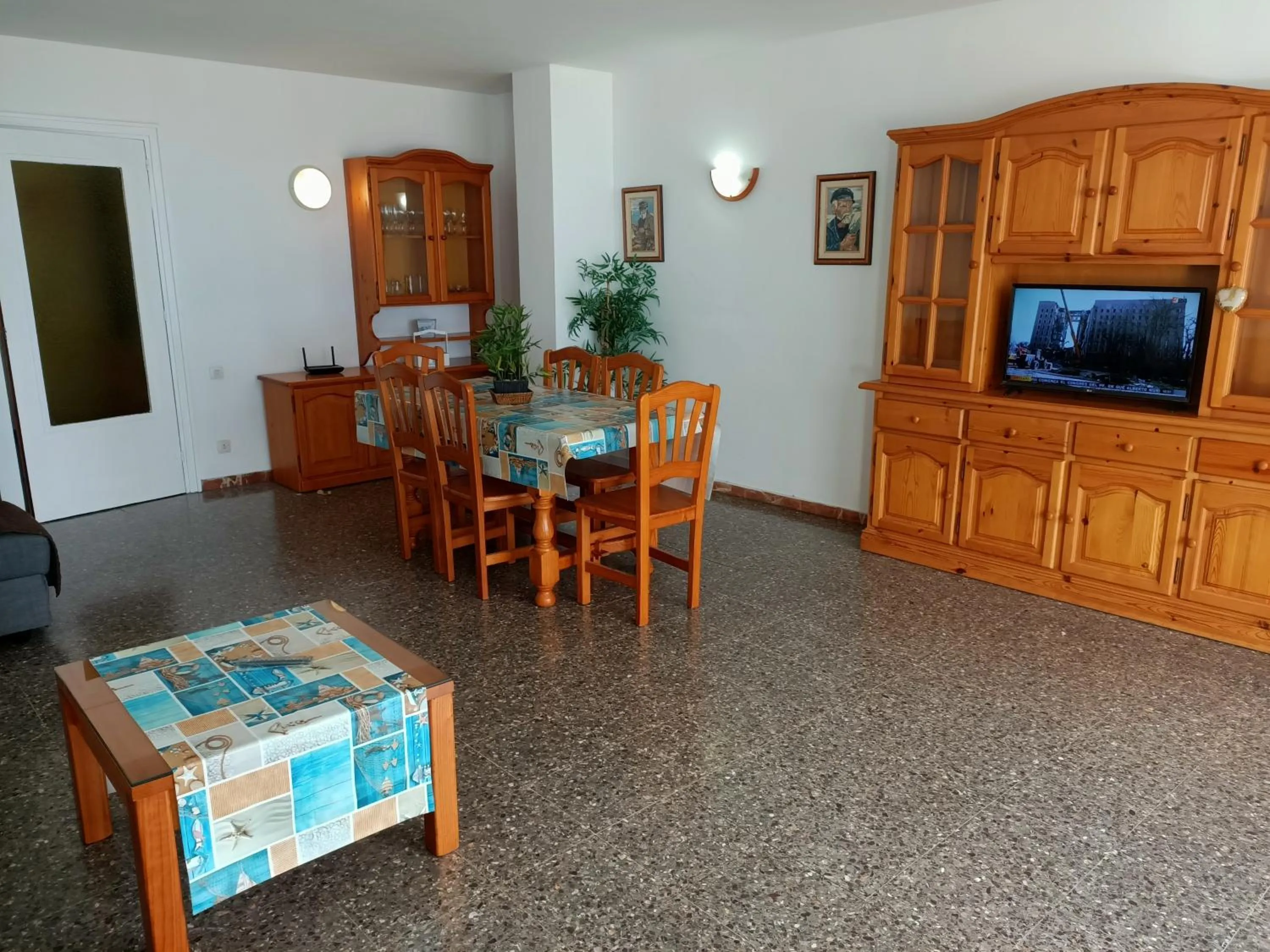 Living room in Piso Jover alojamiento en primera línea del Mar !!