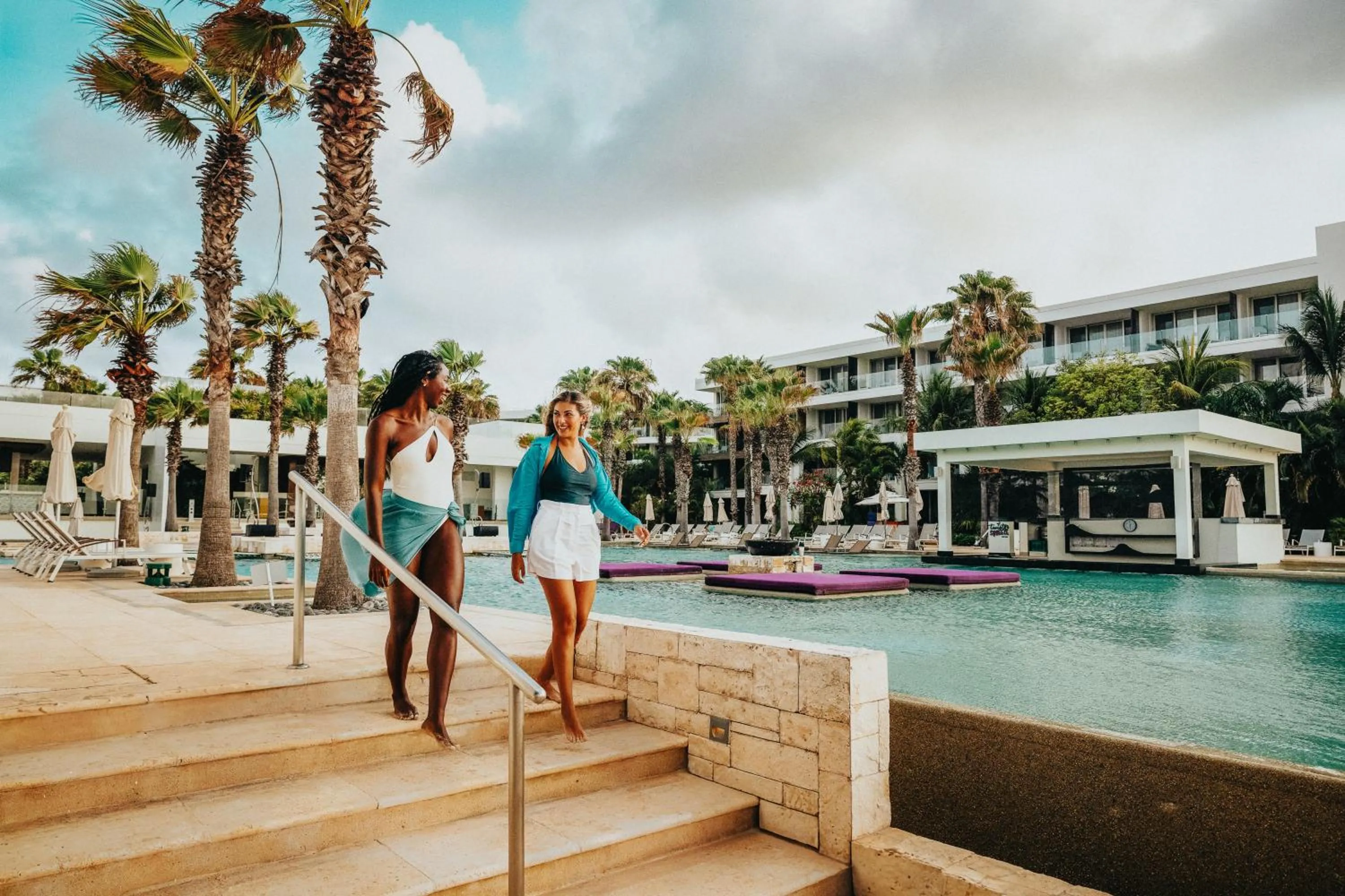 Swimming pool in Breathless Riviera Cancun Resort & Spa - Adults Only - All inclusive