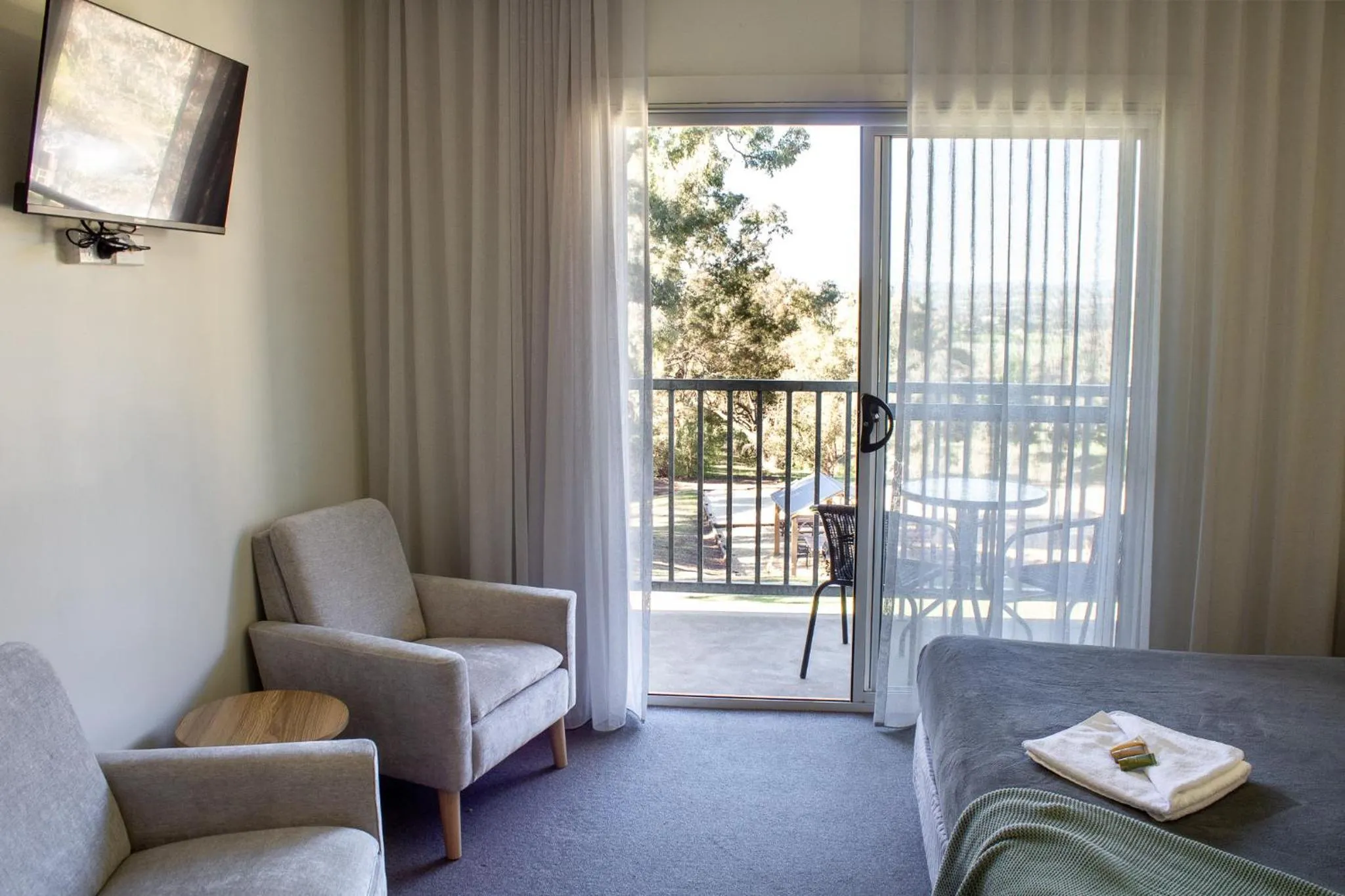 View (from property/room) in BATHURST GOLDFIELDS MOTEL at 428 CONROD STRAIGHT MOUNT PANORAMA