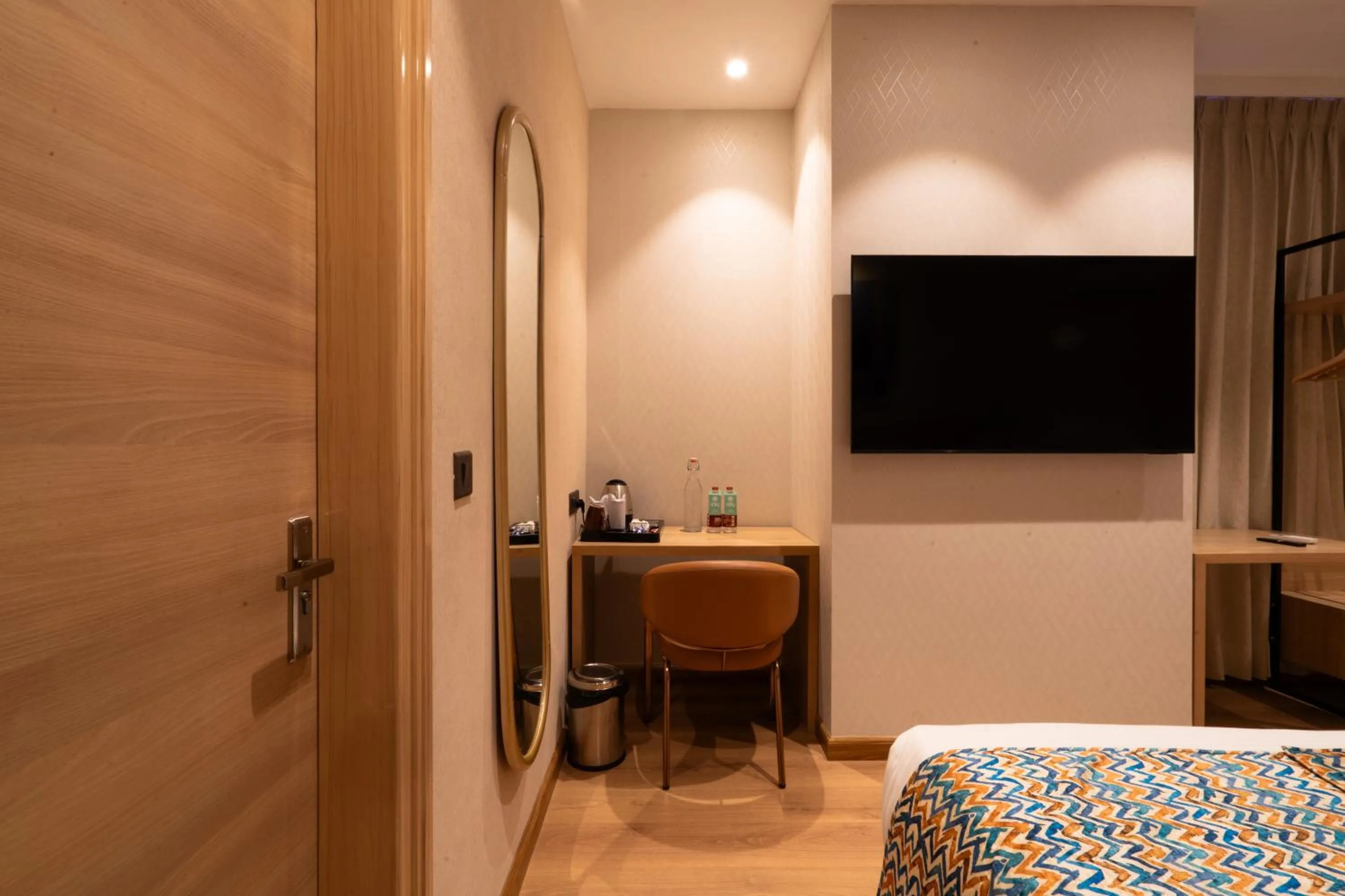 Bedroom, Bed in Hotel Bluestone Prime Nehru Place by The Cosy hotels